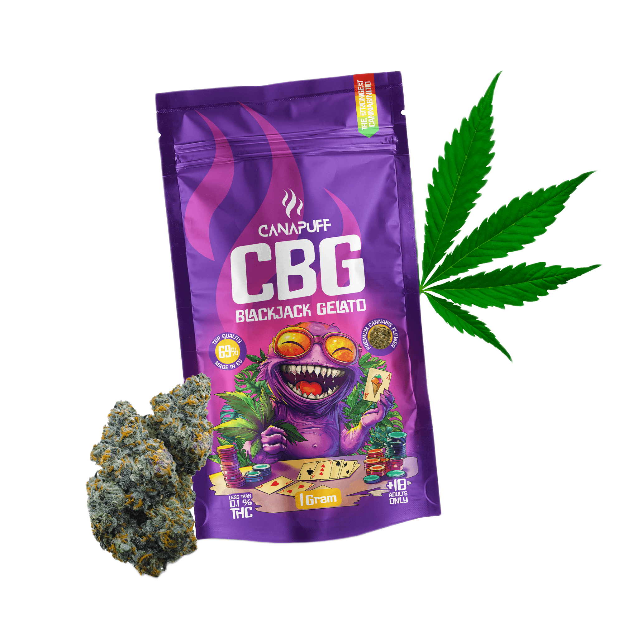 CBG Blüten Blackjack Gelato 69%