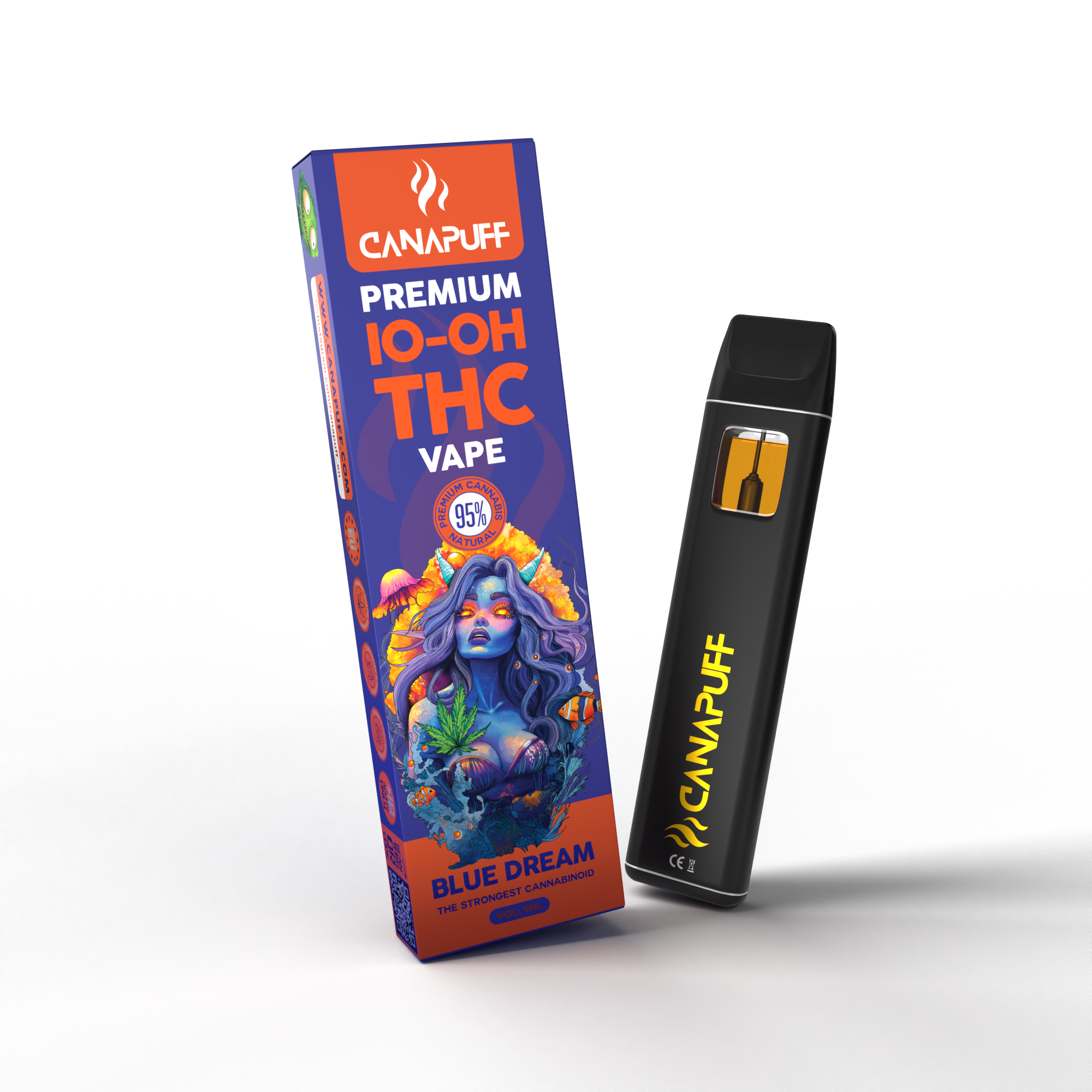 Blue Dream 95% 10-OH-THC - Canapuff - Vape - 1ml