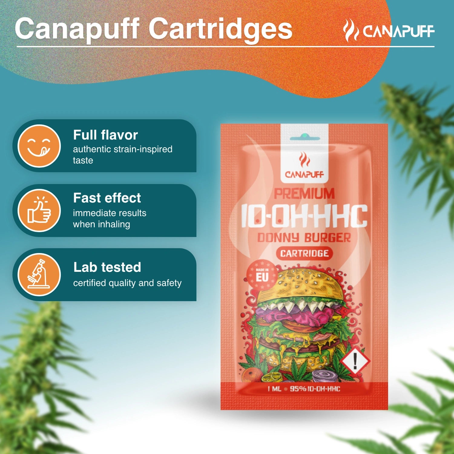 Canapuff - Donny Burger - 10-OH-HHC 95% - Kartusche