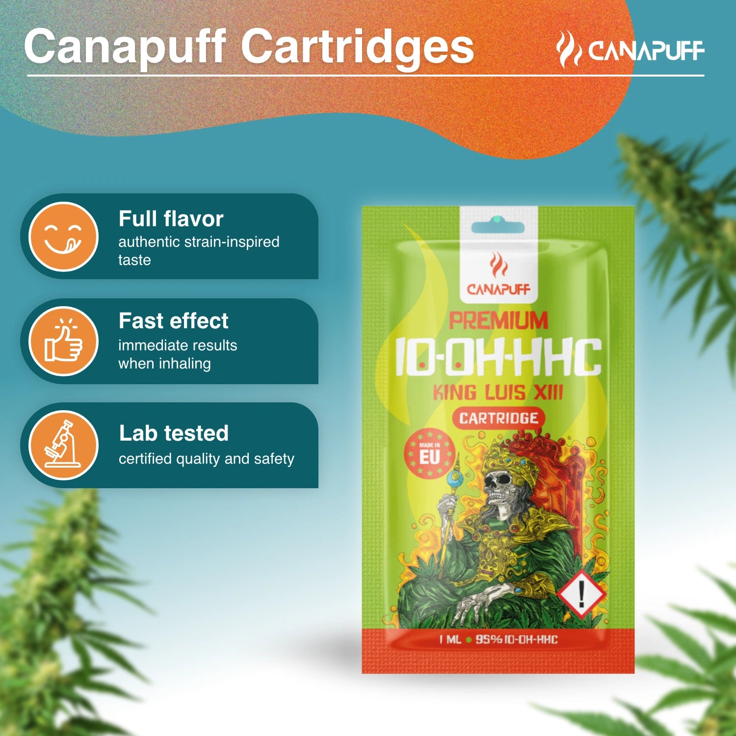 Canapuff - King Luis XIII - 10-OH-HHC 95% - Kartusche