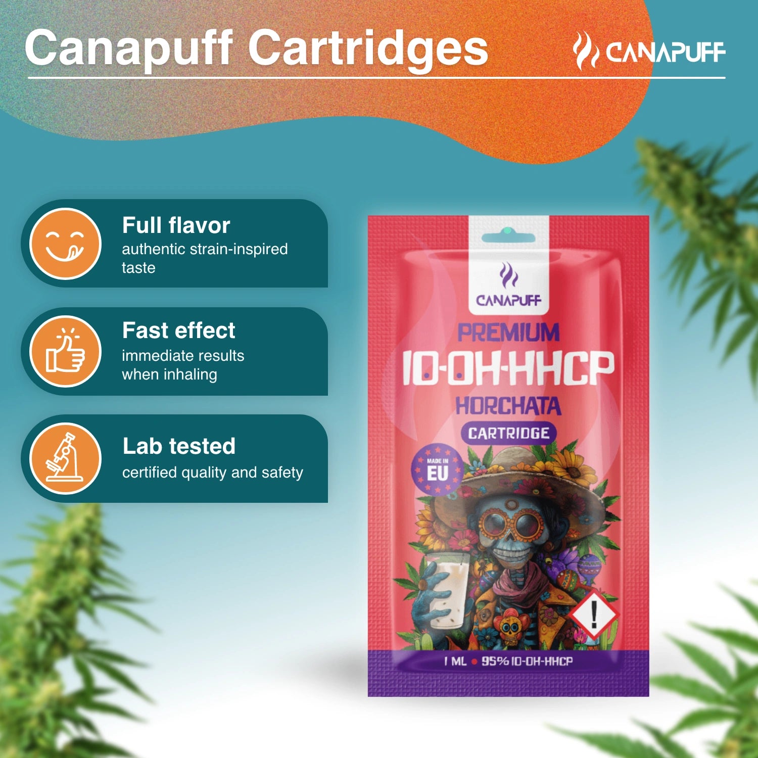 Canapuff - Horchata - 10-OH-HHCP 95% - Kartusche