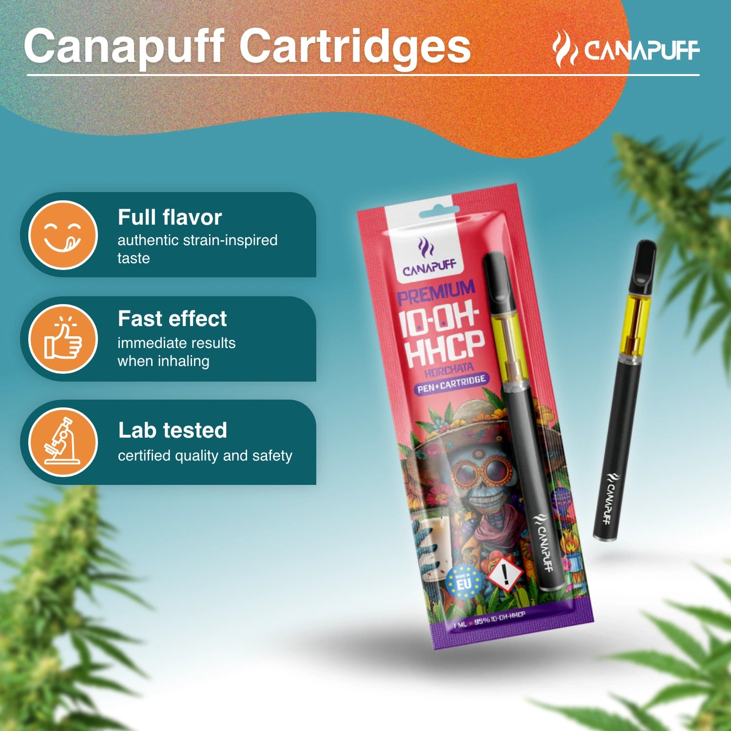 Canapuff - Horchata - 10-OH-HHCP 95% - Pen+Kartusche