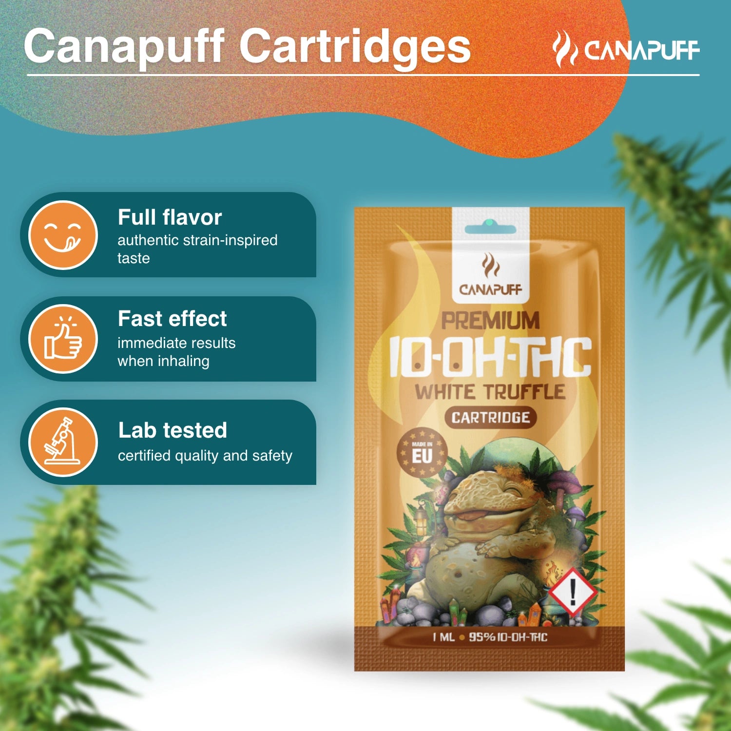Canapuff - White Truffle - 10-OH-THC 95% - Kartusche