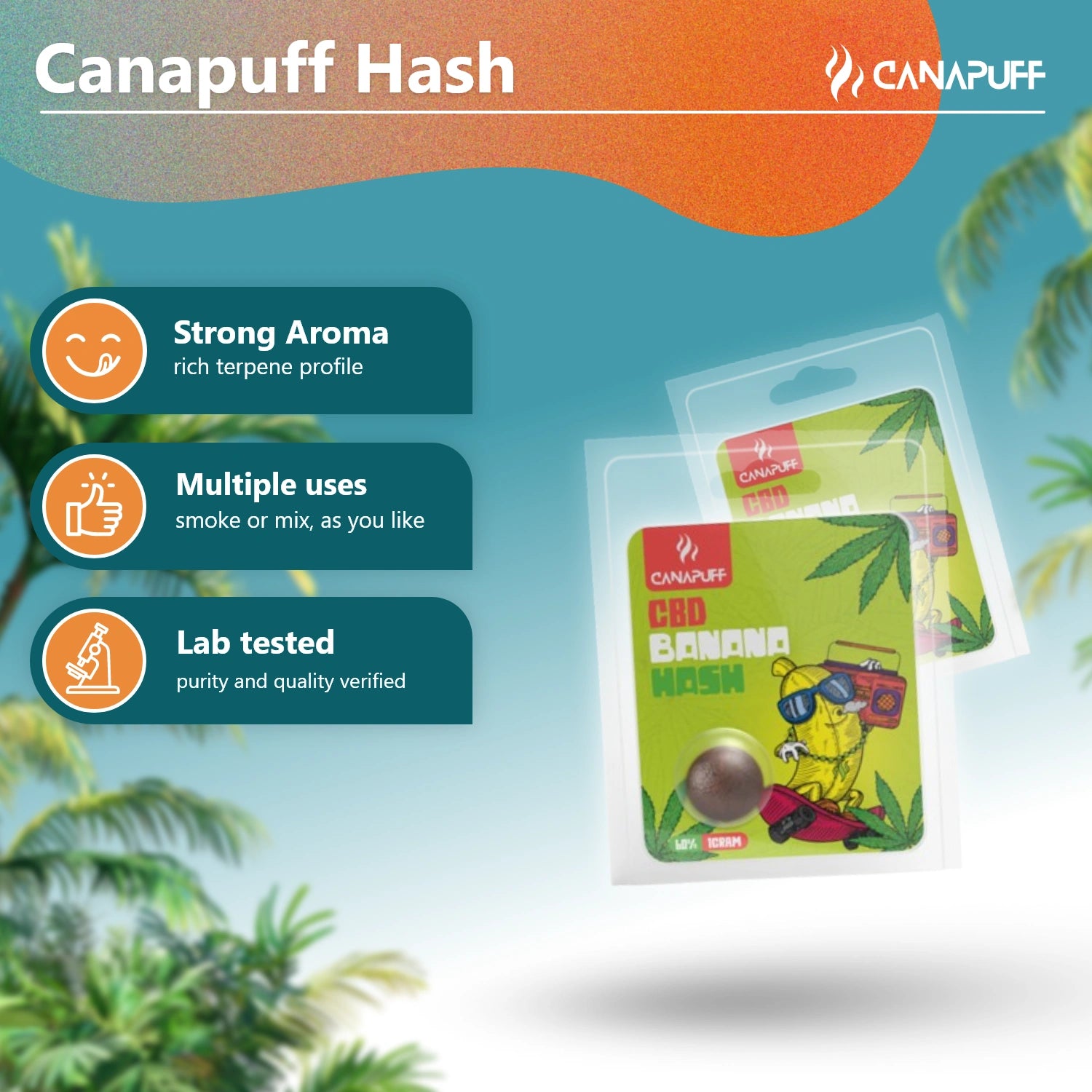 Banane - CBD Hash 60%