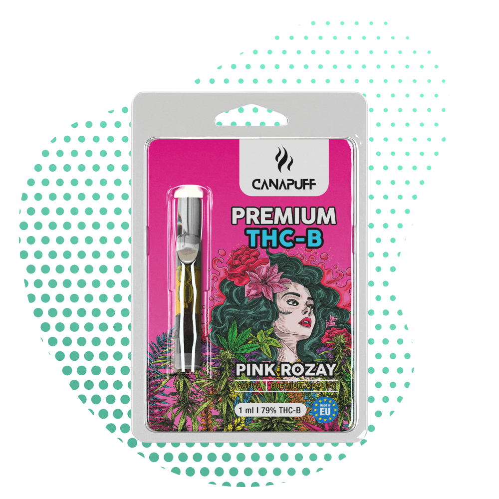 CanaPuff Pink Rozay THC B 79% cartridge