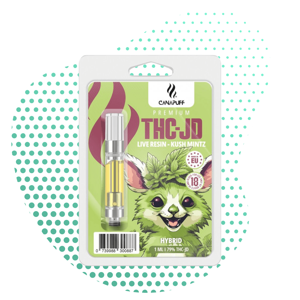 Canapuff Kush Mintz THC JD 79% cartridge