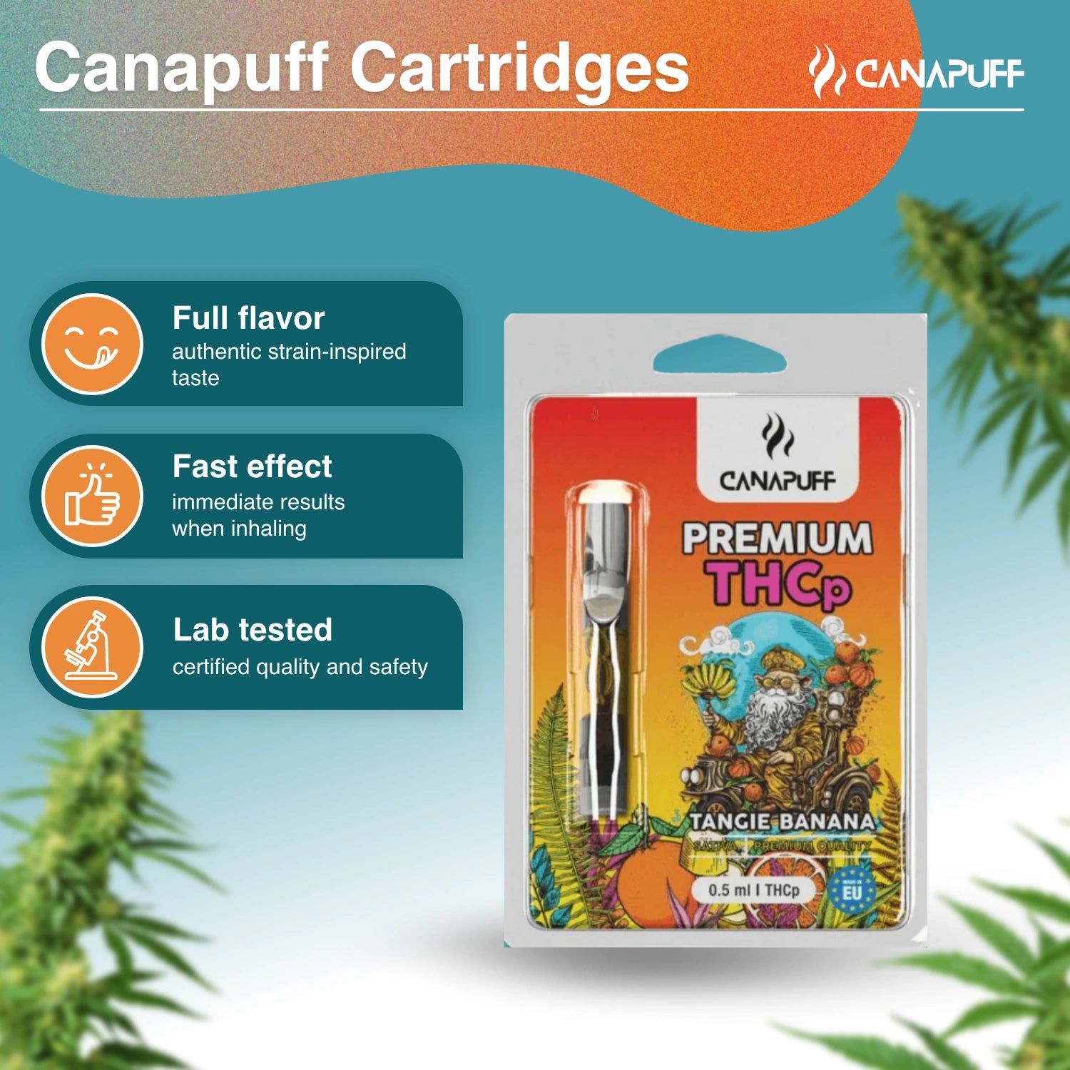 Canapuff - TANGIE BANANA - THCp 79% - Kartusche