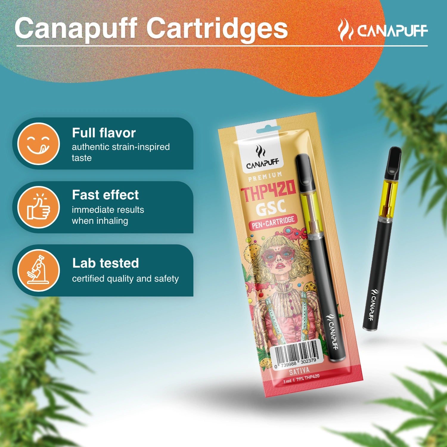 Canapuff - GSC - THP420 79% - Pen+Kartusche