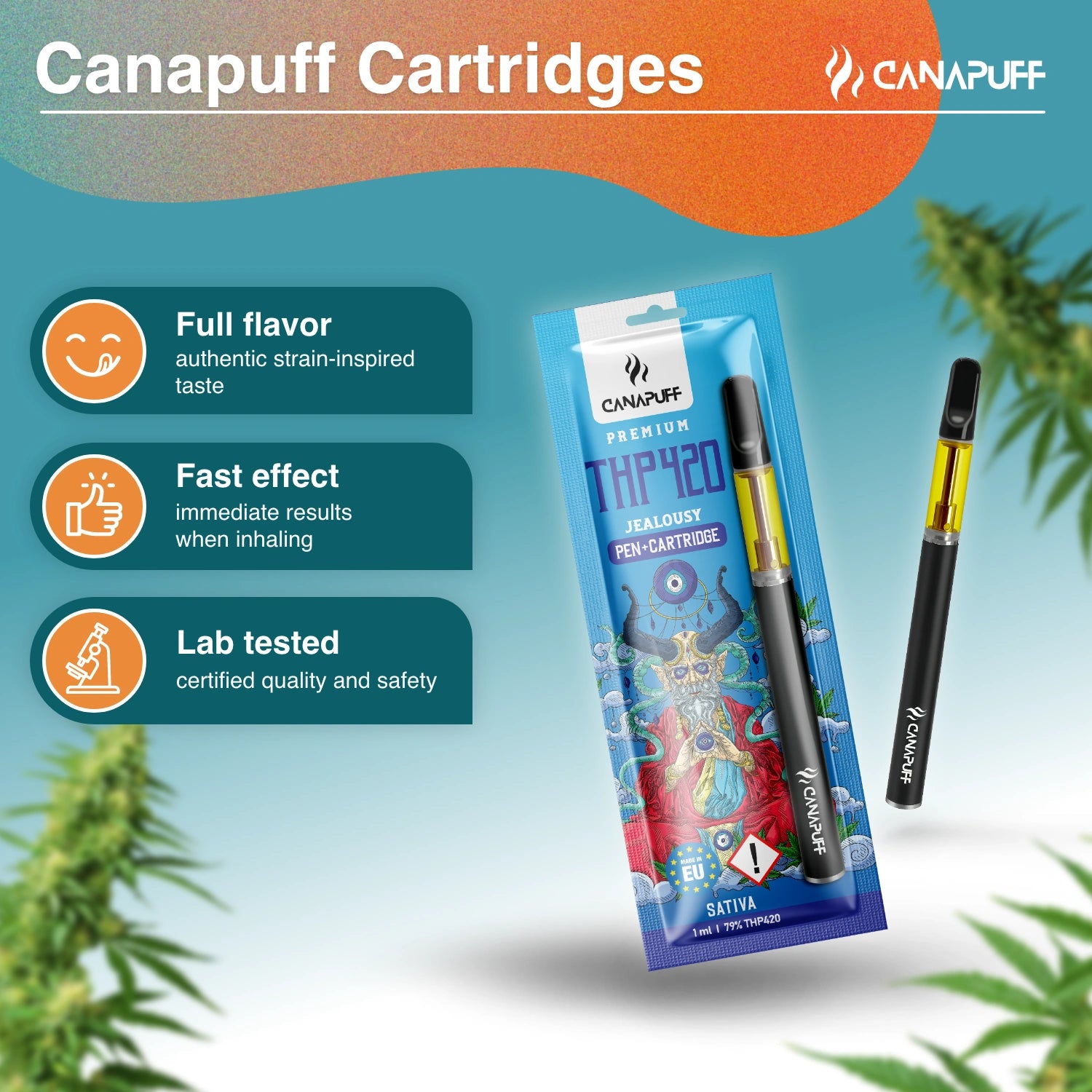 Canapuff - Jealousy - THP420 79% - Pen+Kartusche