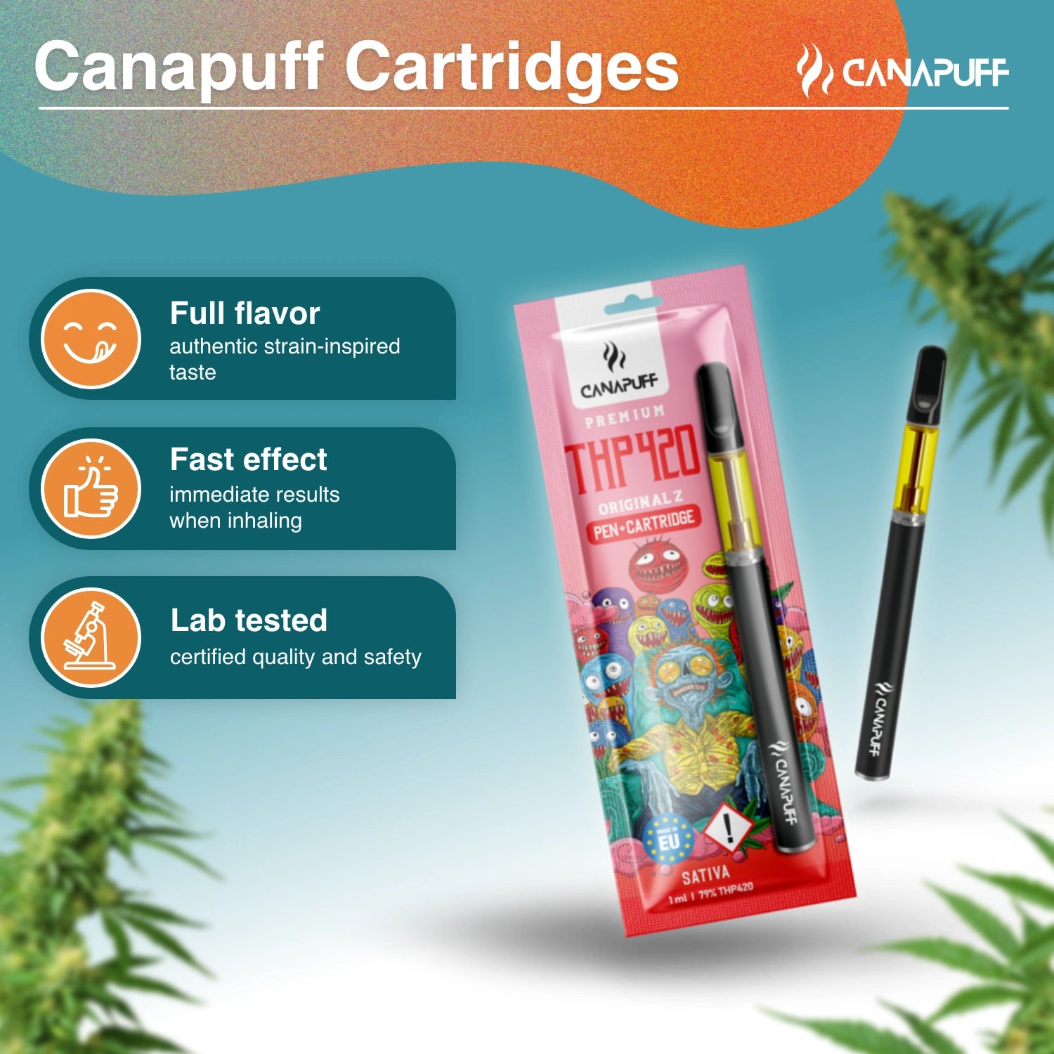 Canapuff - Original Z - THP420 79% - Pen+Kartusche