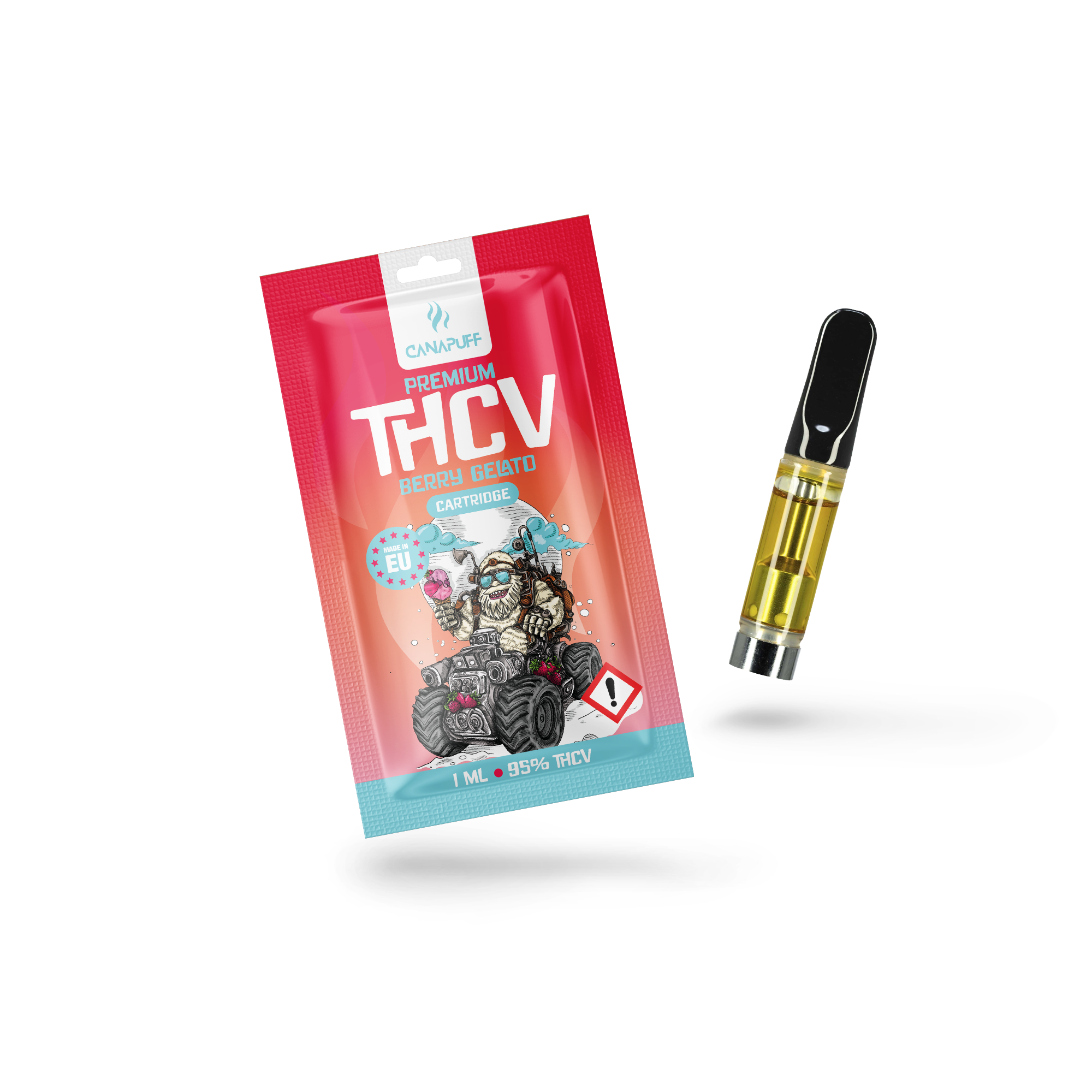 Canapuff - Berry Gelato - THCv 79% - Kartusche