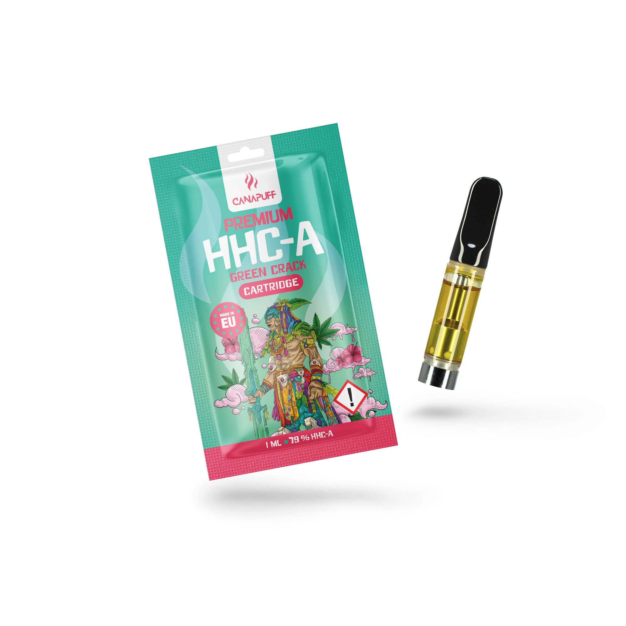 Canapuff - Green Crack - HHC-A 79% - Kartusche