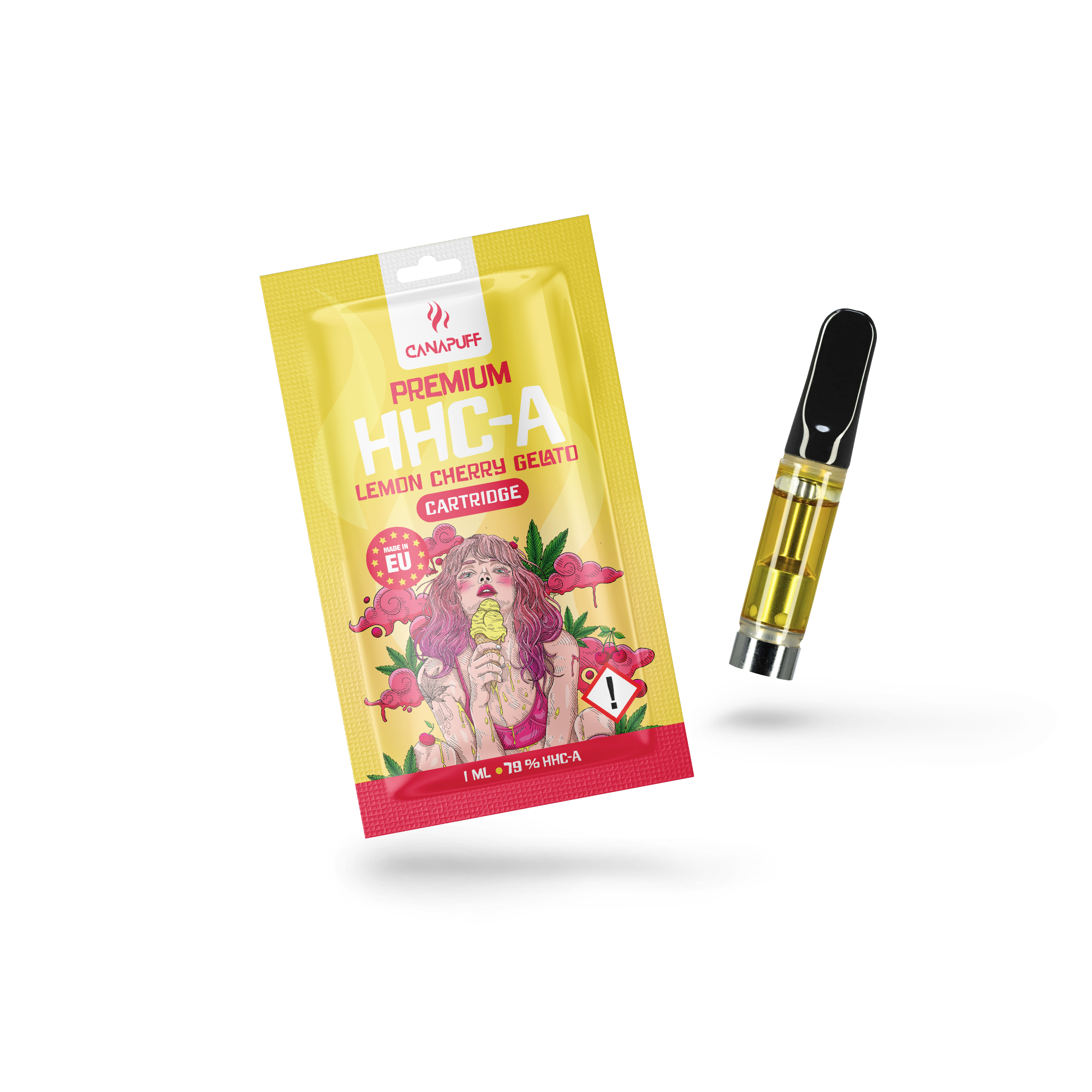 Canapuff - Lemon Cherry Gelato - HHC-A 79% - Kartusche