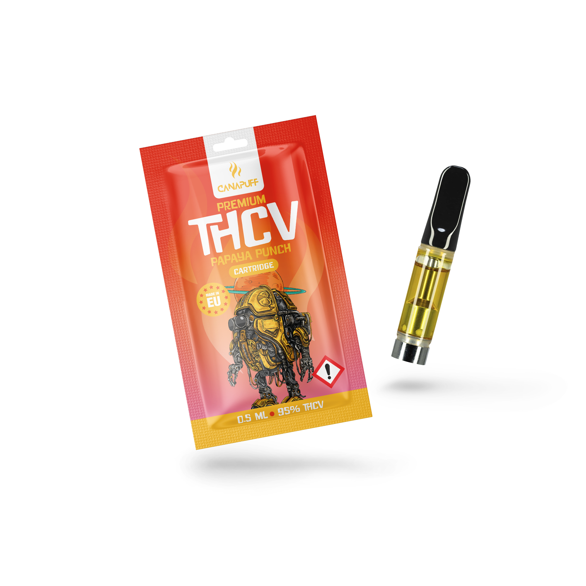 Canapuff - Papaya Punch - THCv 79% - Kartusche