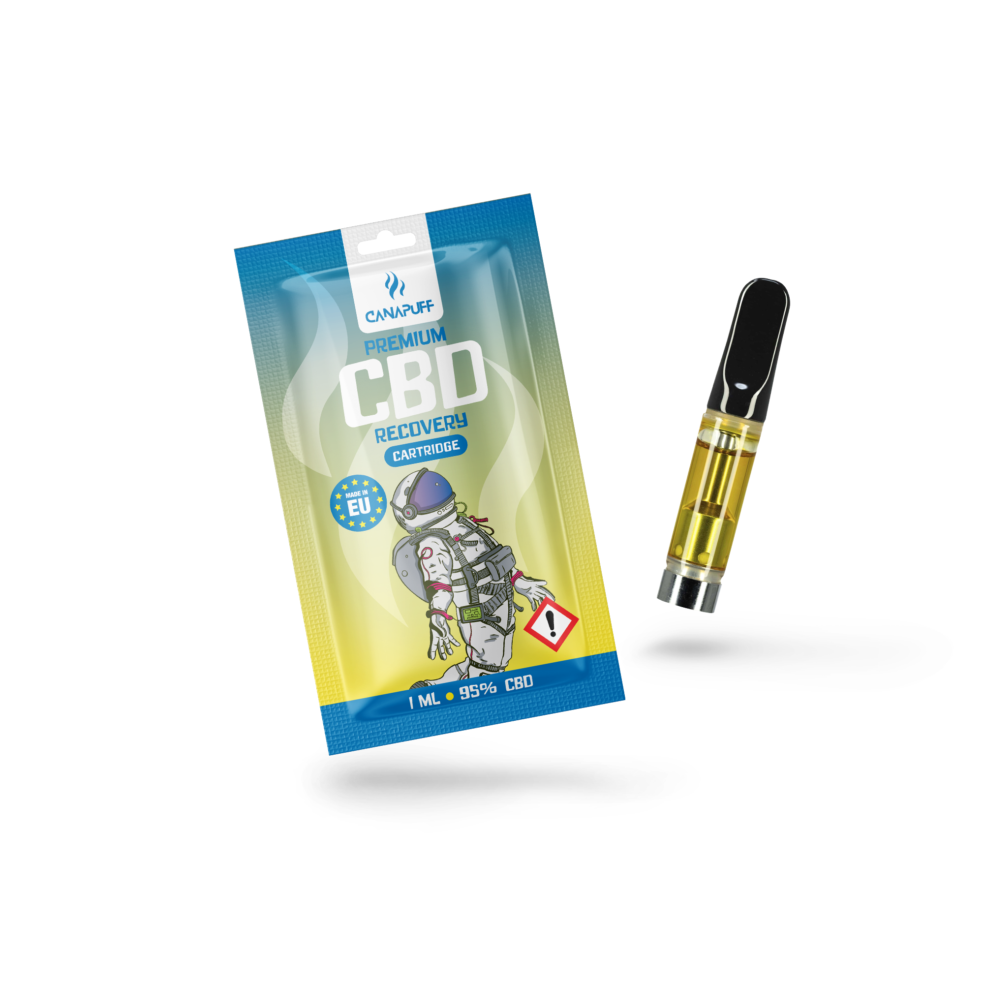 Canapuff - RECOVERY - CBD 95% - Kartusche