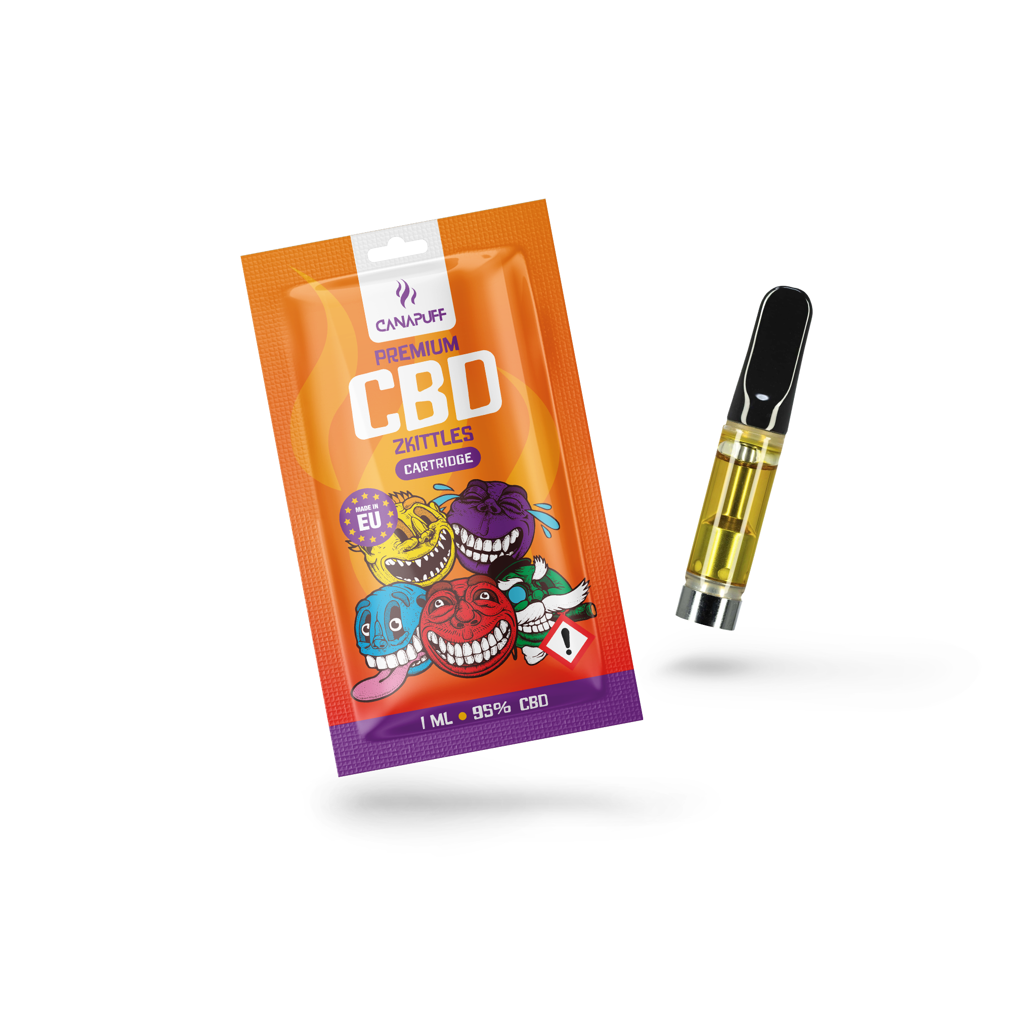 Canapuff - ZKITTLES - CBD 95% - Kartusche