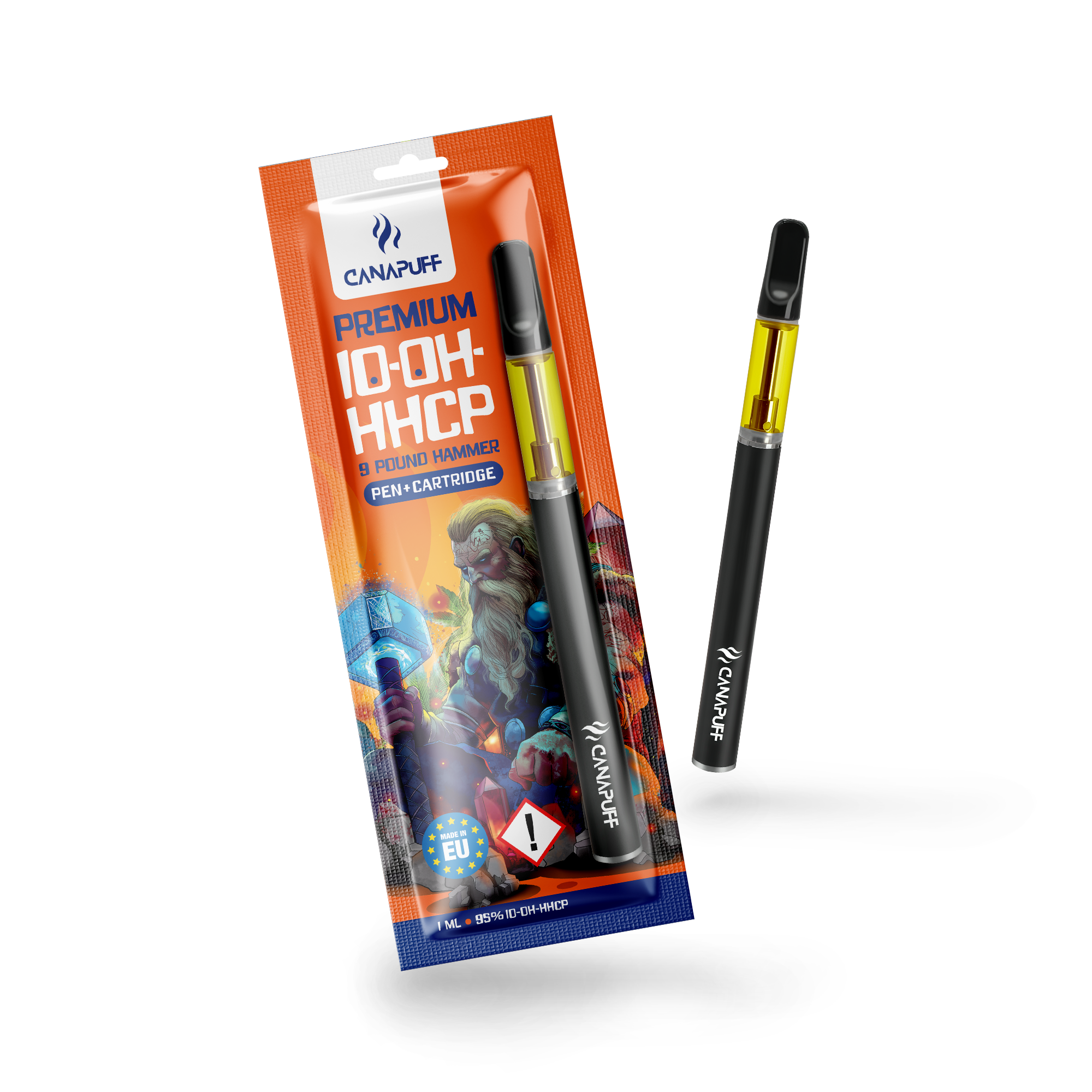 Canapuff - 9 Pound Hammer - 10-OH-HHCP 95% - Pen+Kartusche
