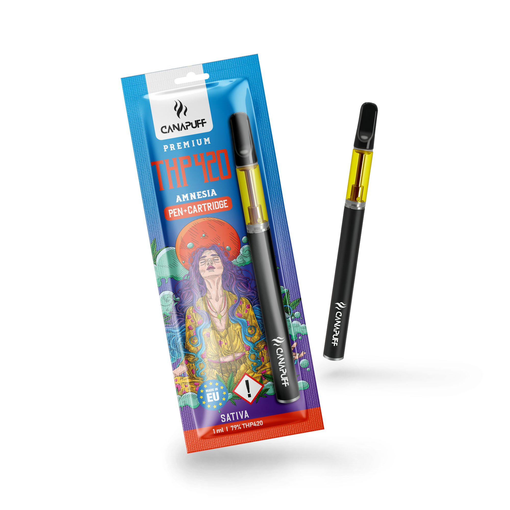 Canapuff - Amnesia - THP420 79% - Pen+Cartridge