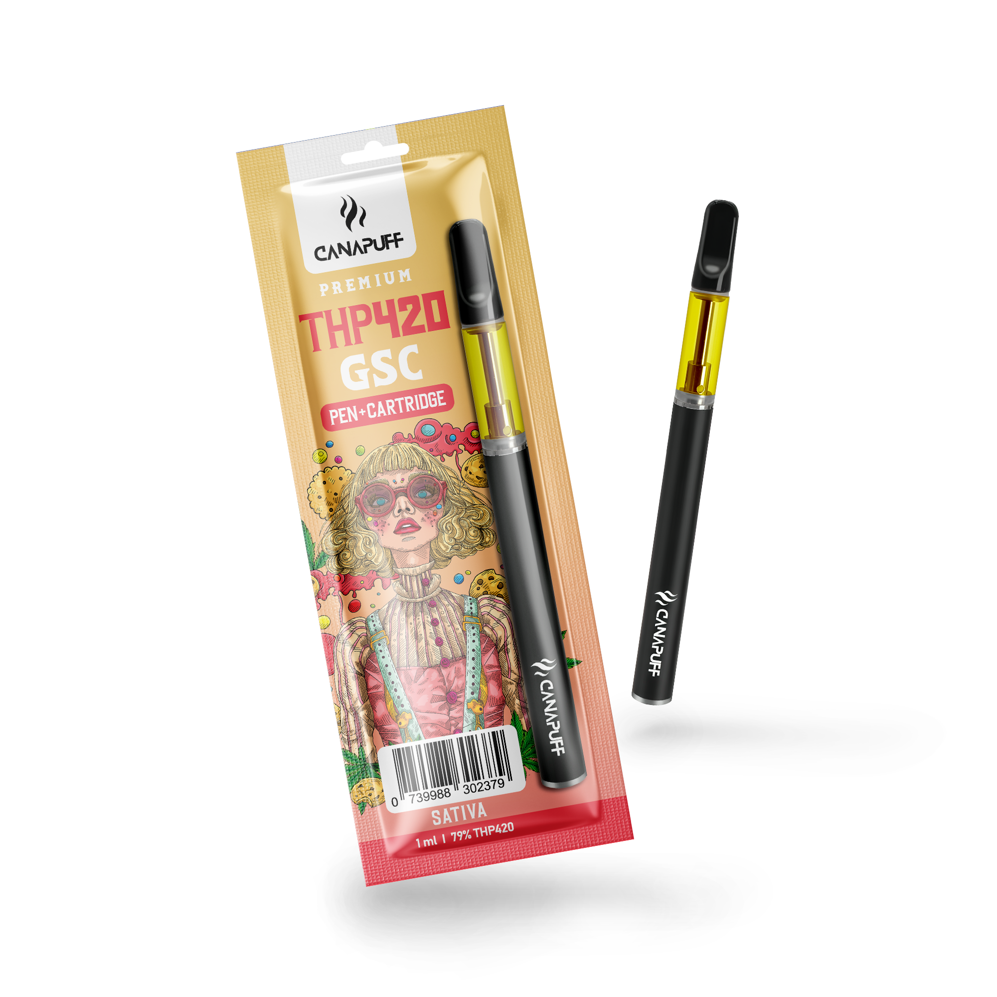 Canapuff - GSC - THP420 79% - Pen+Kartusche