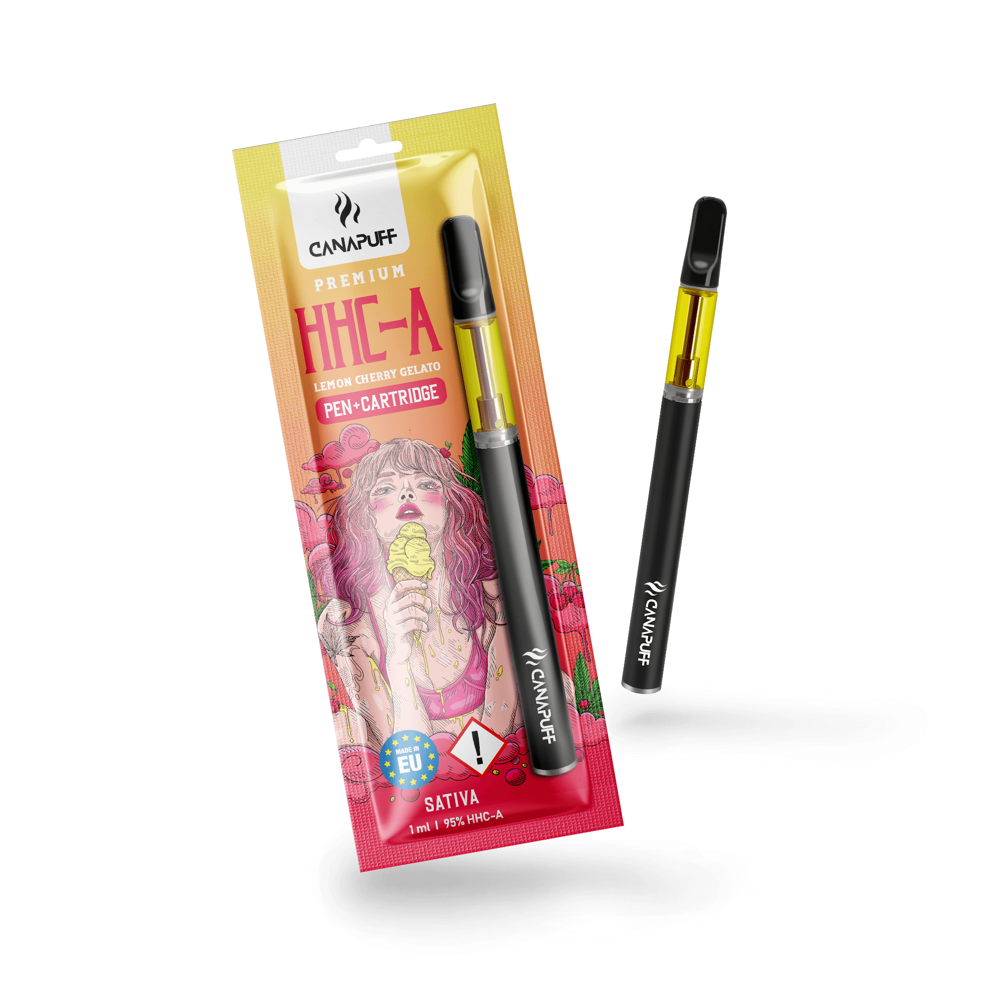 HHC-A Pen+Cartridge Lemon Cherry Gelato 95%