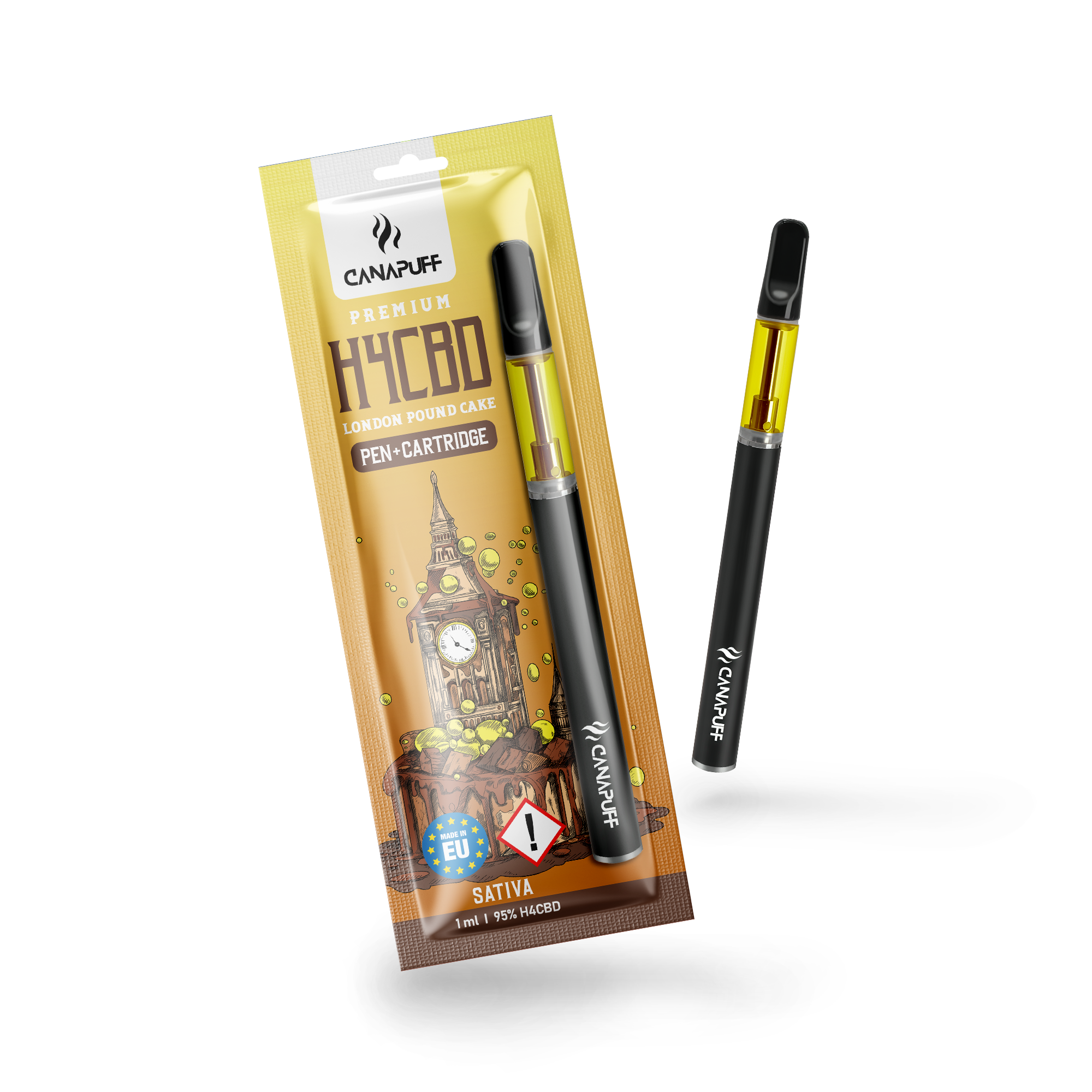 London Pound Cake - H4CBD 95% - Pen+Kartusche