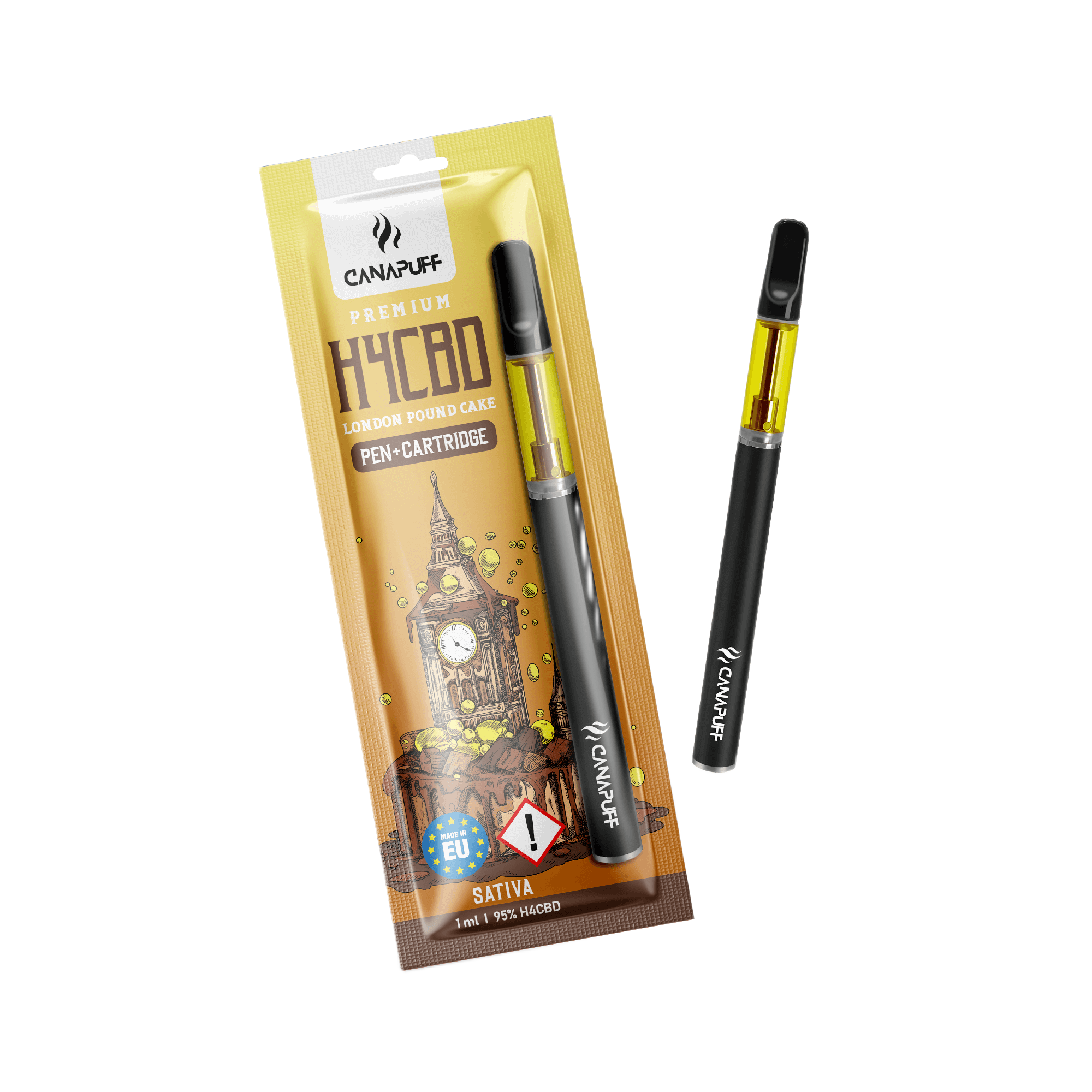 H4CBD Pen+Kartusche London Pound Cake 95 %