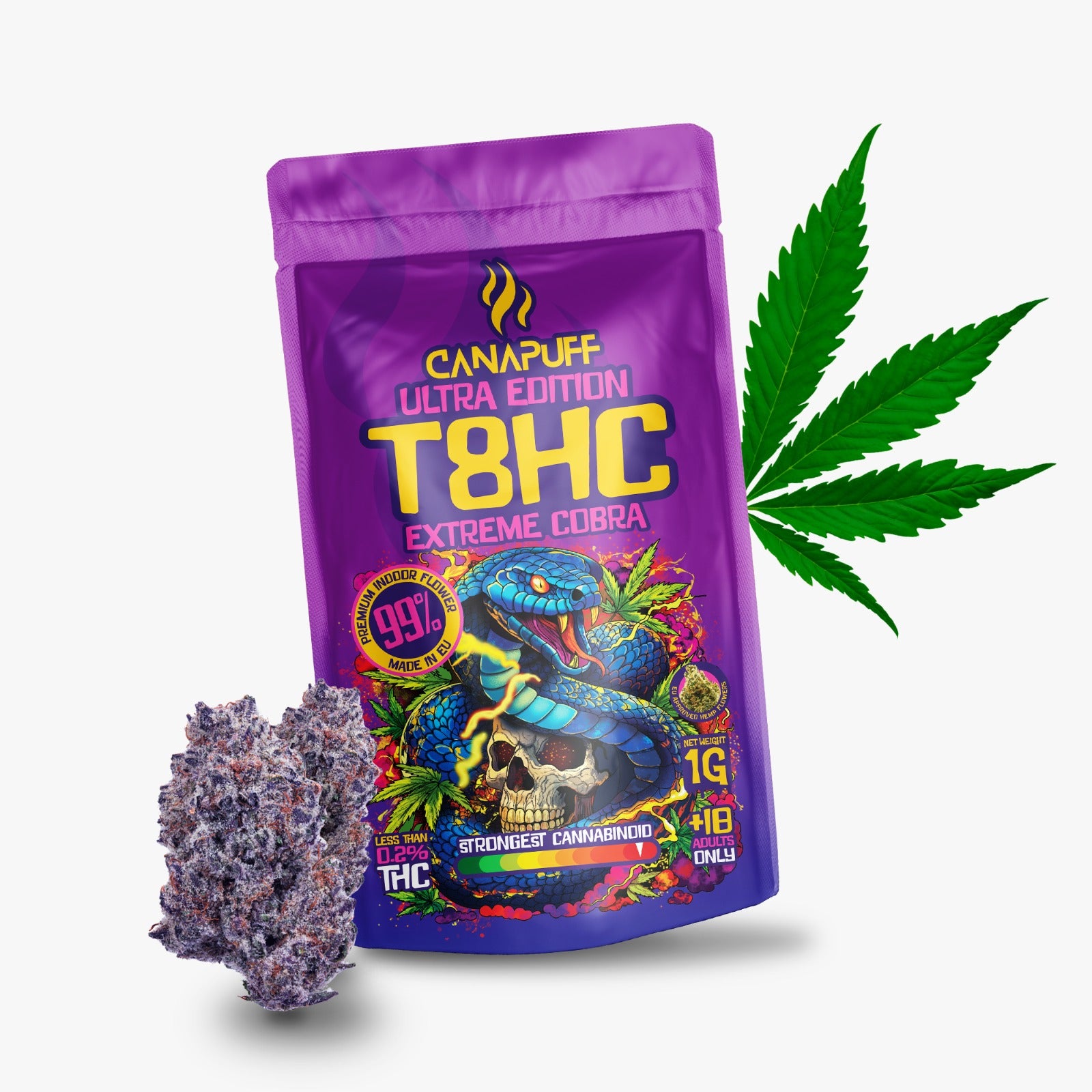 T8HC Blüten Extreme Cobra 99%