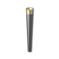Vessel pen guld og sort detalje