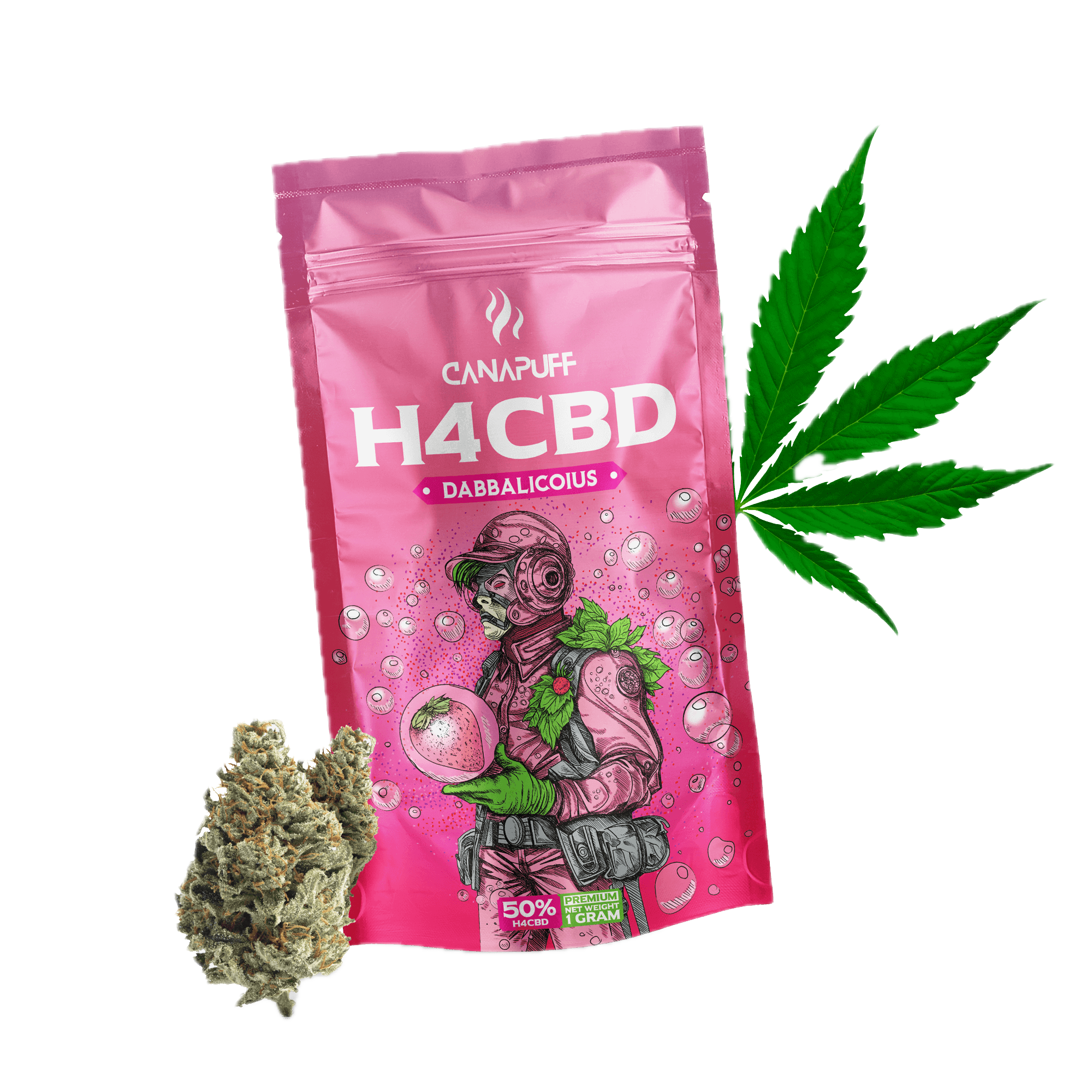 H4CBD Blüten Dabbalicious 50%