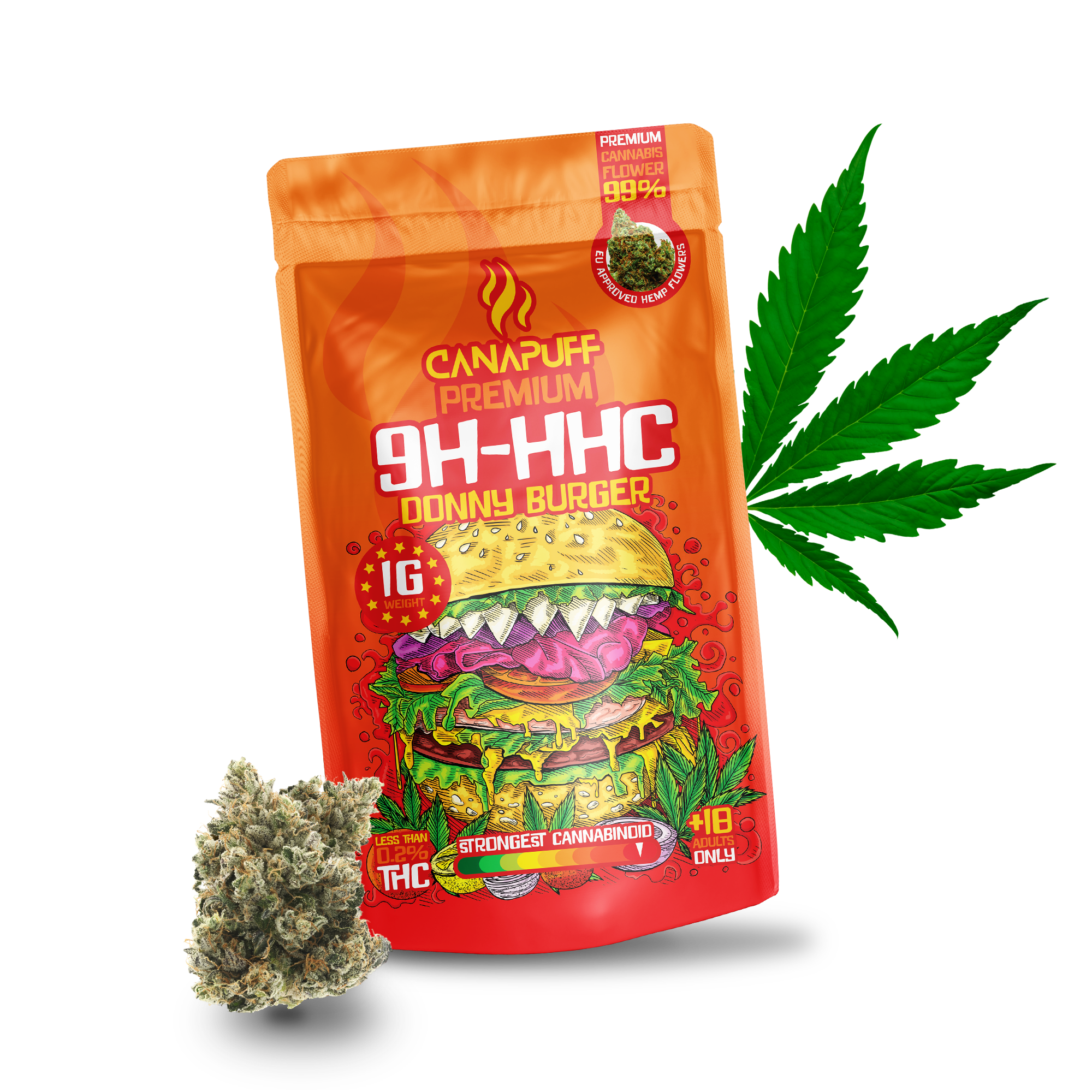 Canapuff - Donny Burger 99% - 10-OH-HHC Blüten