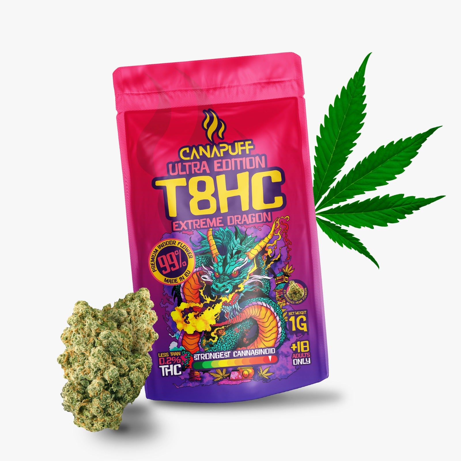 T8HC Blüten Extreme Dragon 99%