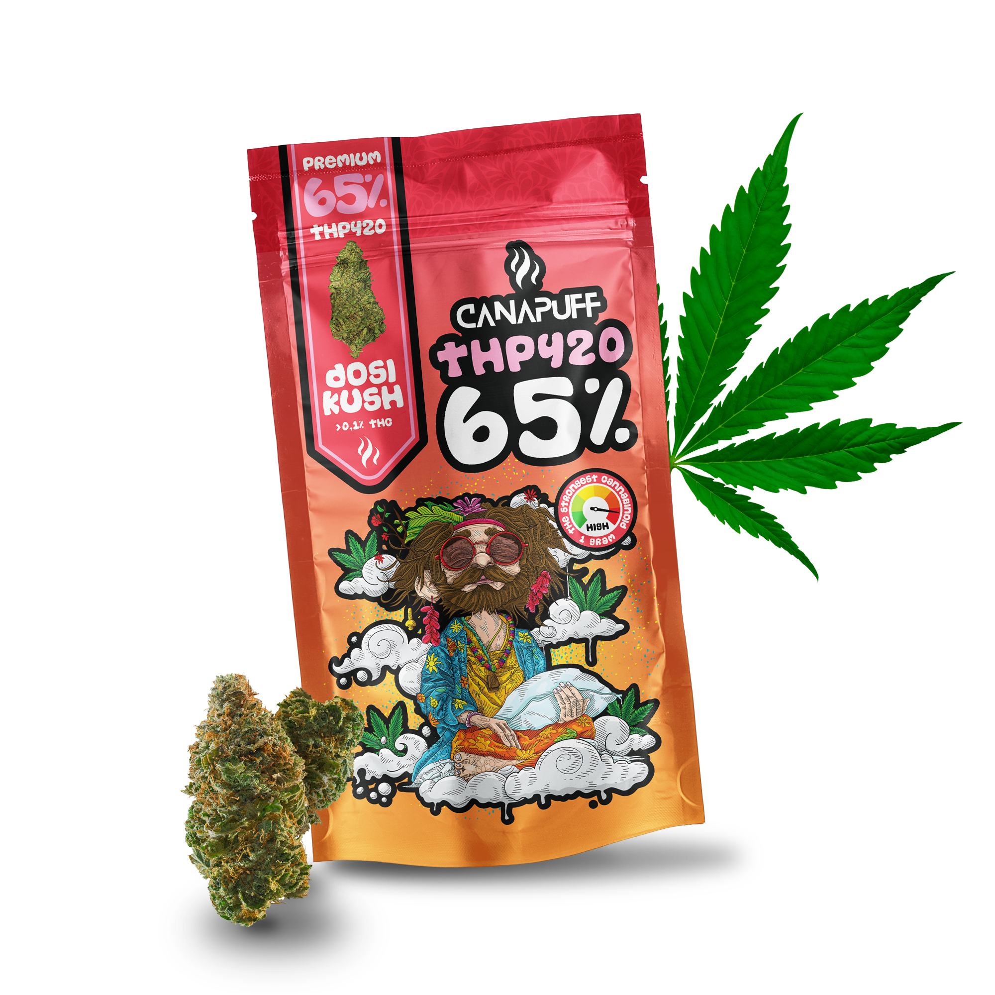 Canapuff - Dosi Kush 65% - THP420 Flowers