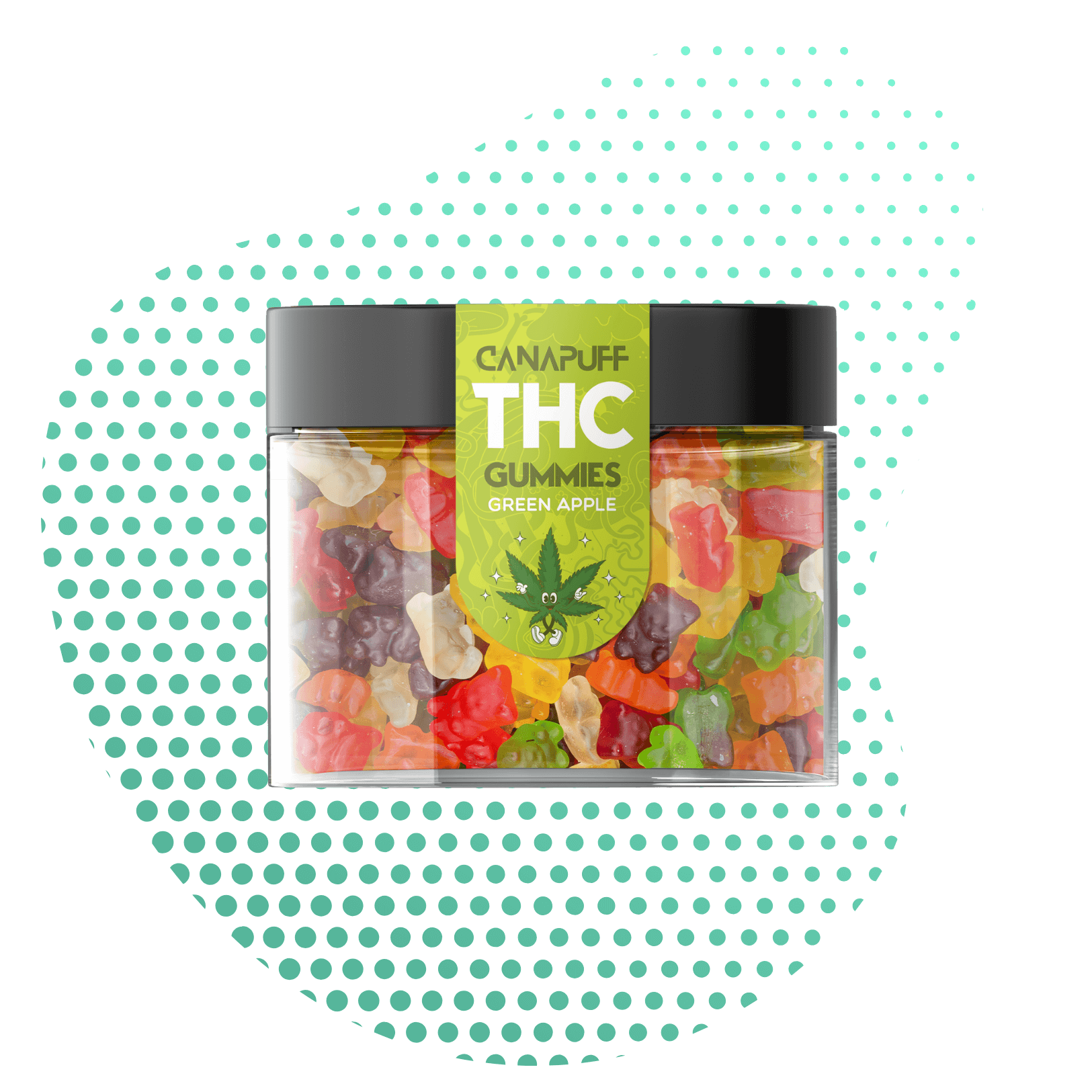 THC Gummibärchen Grüner Apfel