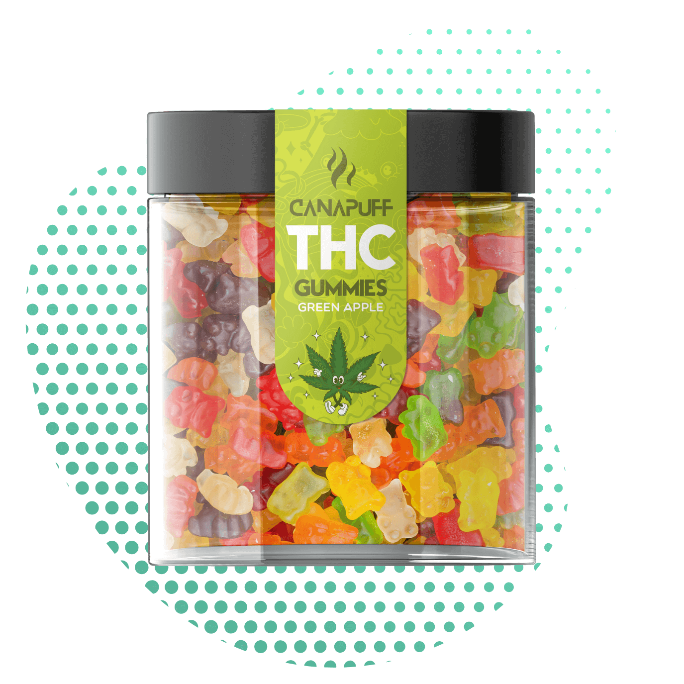THC Gummibärchen Grüner Apfel