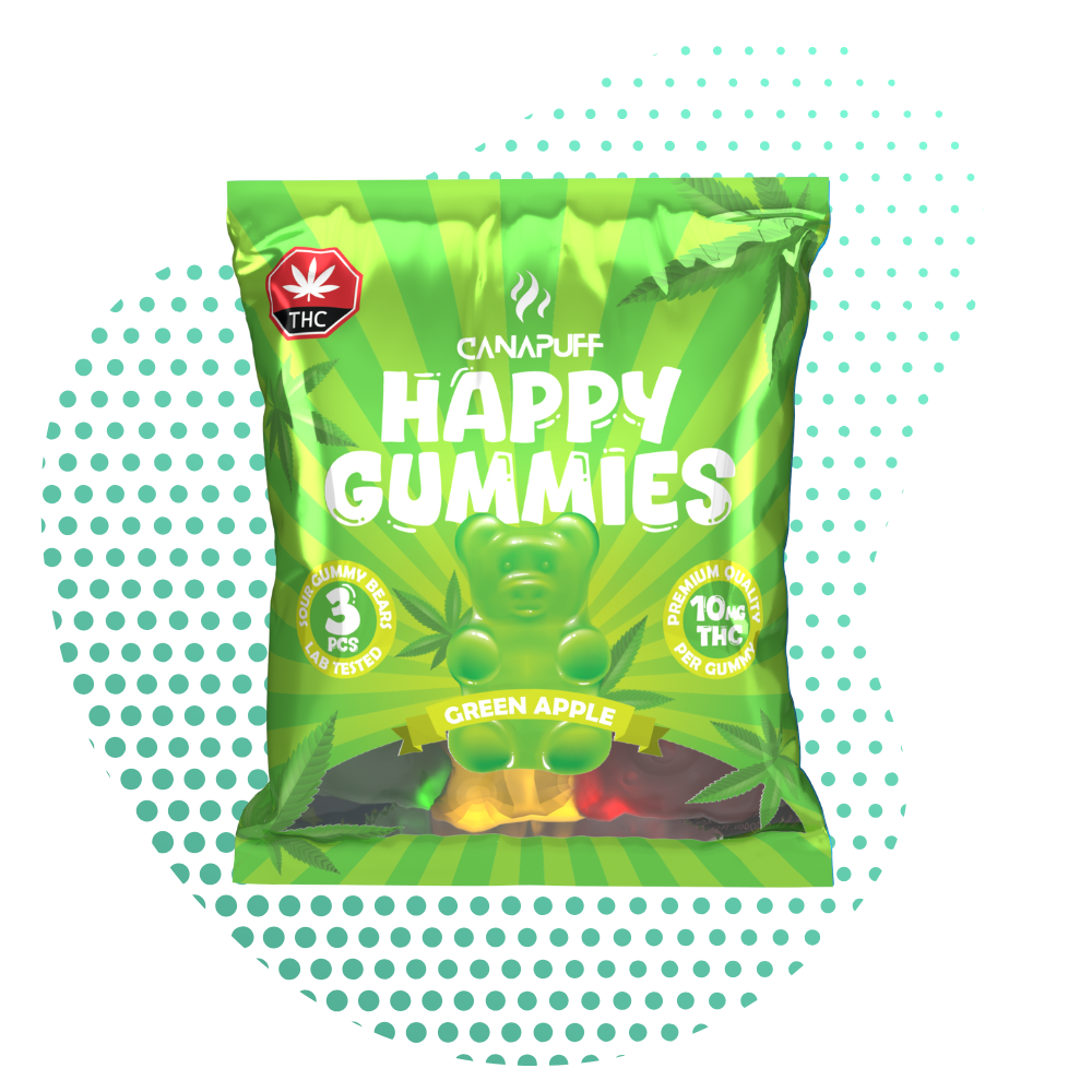 THC Gummibärchen Grüner Apfel