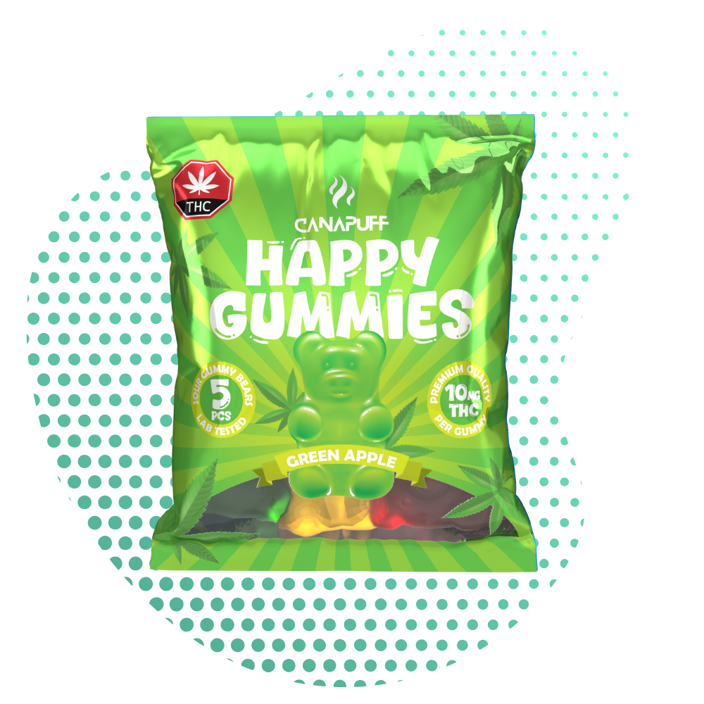 THC Gummibärchen Grüner Apfel