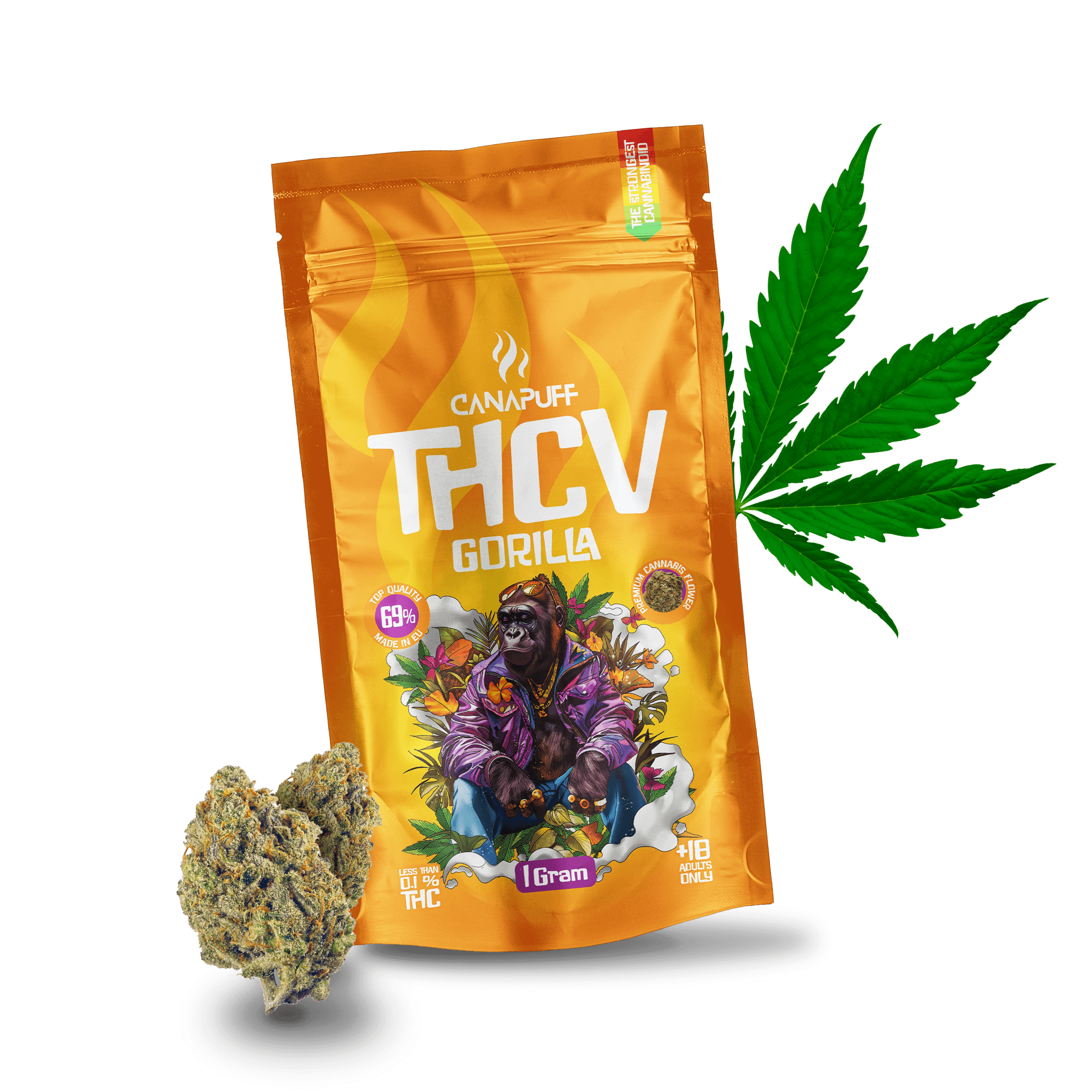 THCv Blüten Gorilla 69%