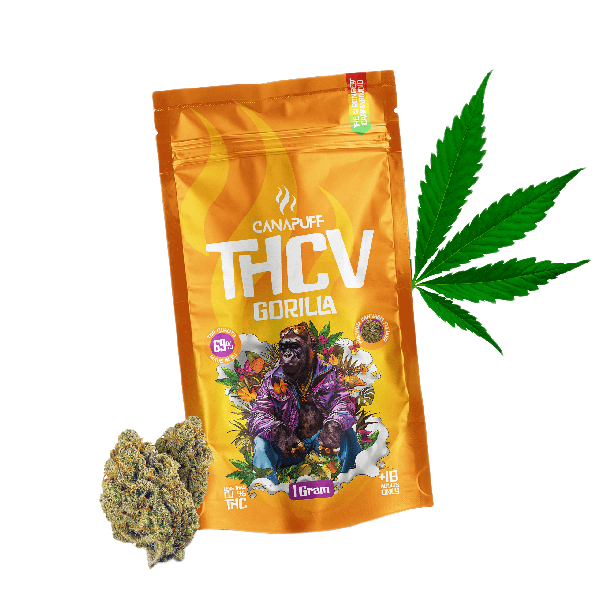 THCv Blüten Gorilla 69%