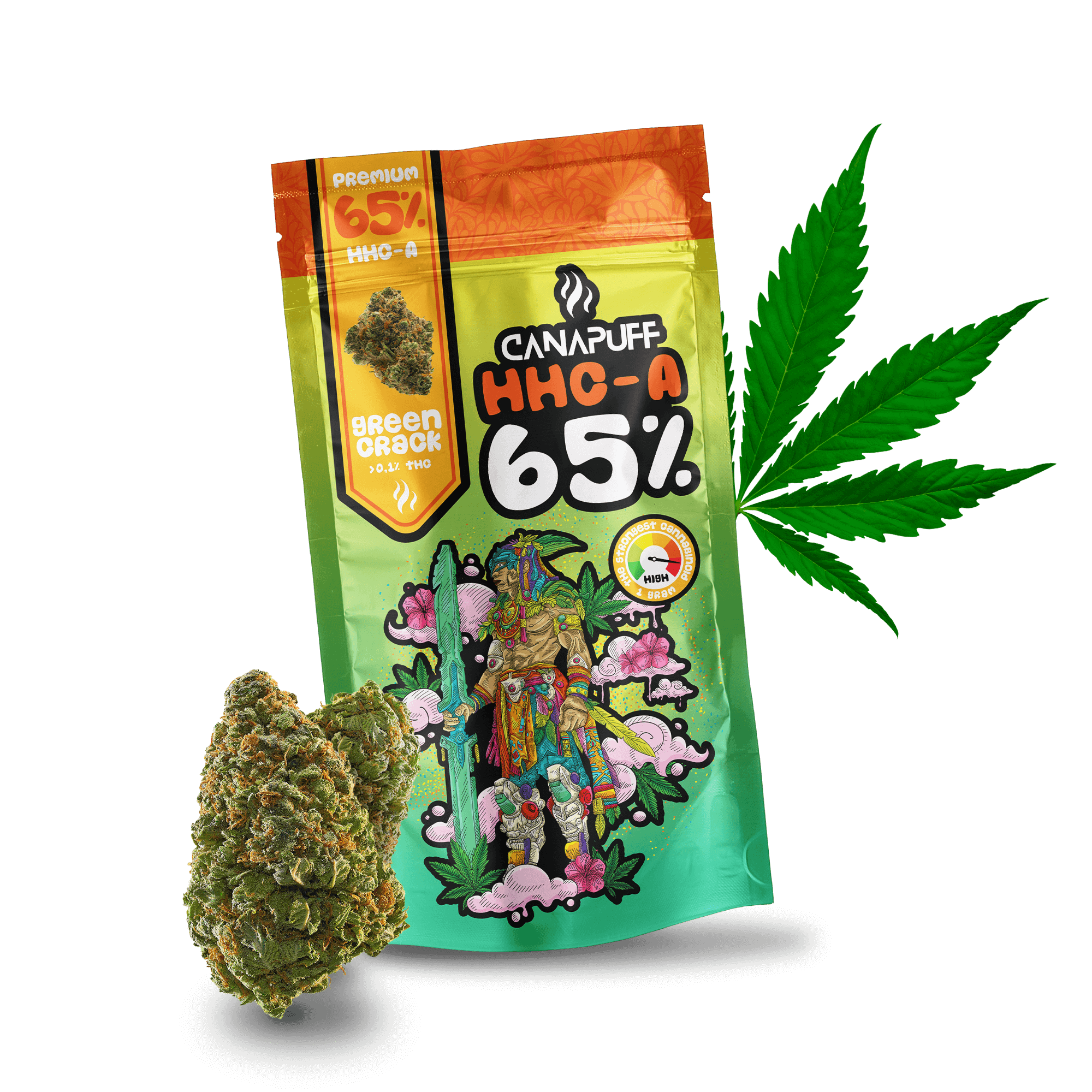 HHC-A Blüten Green Crack 65%