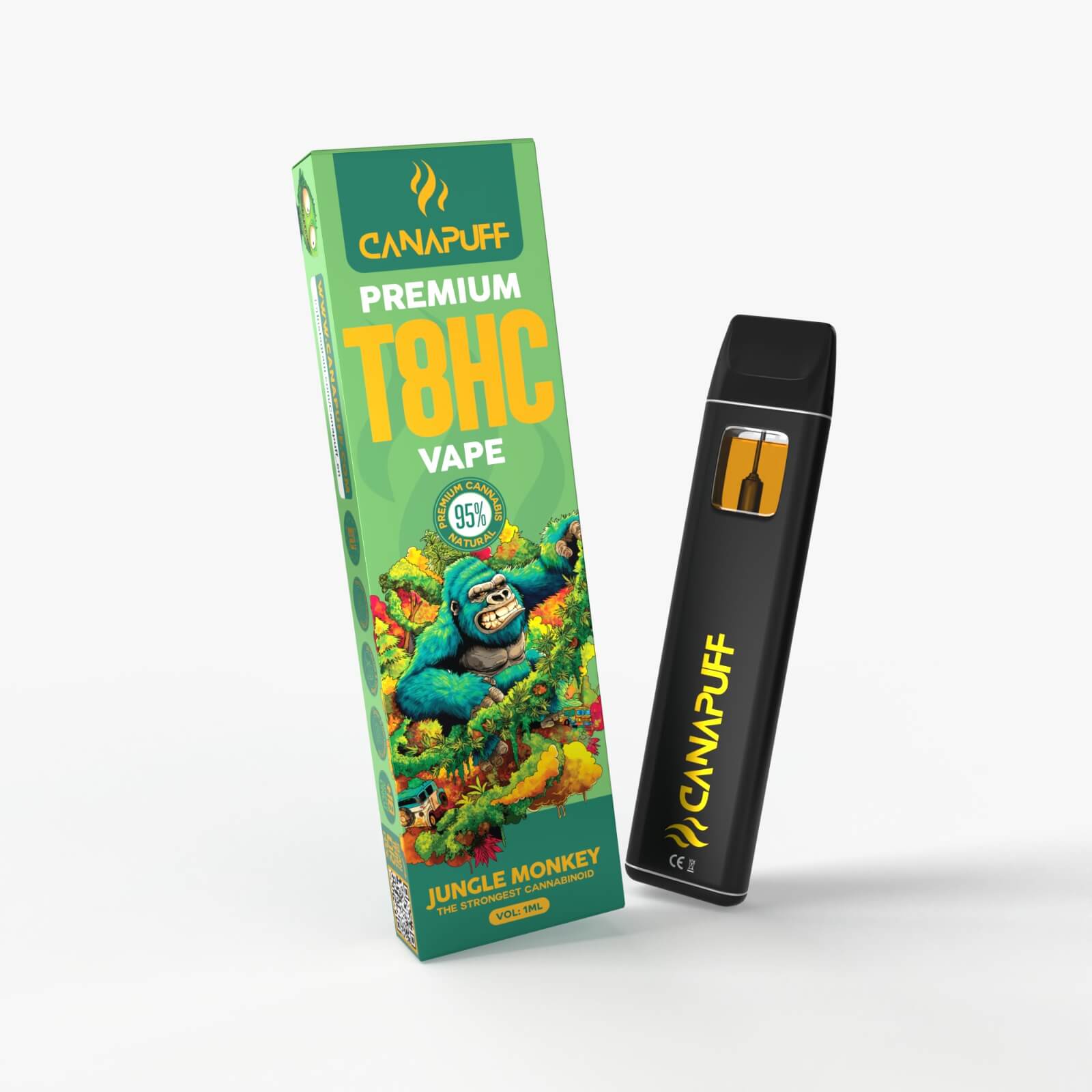 T8HC Vape Jungle Monkey 95% 1ml