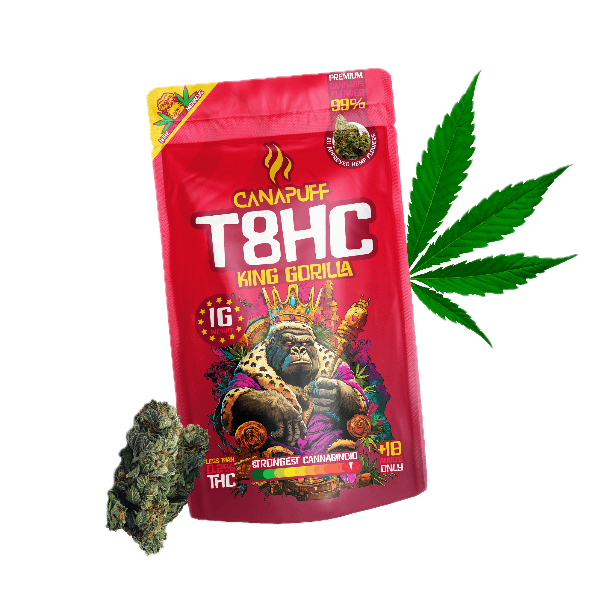 T8HC Blüten King Gorilla 99%