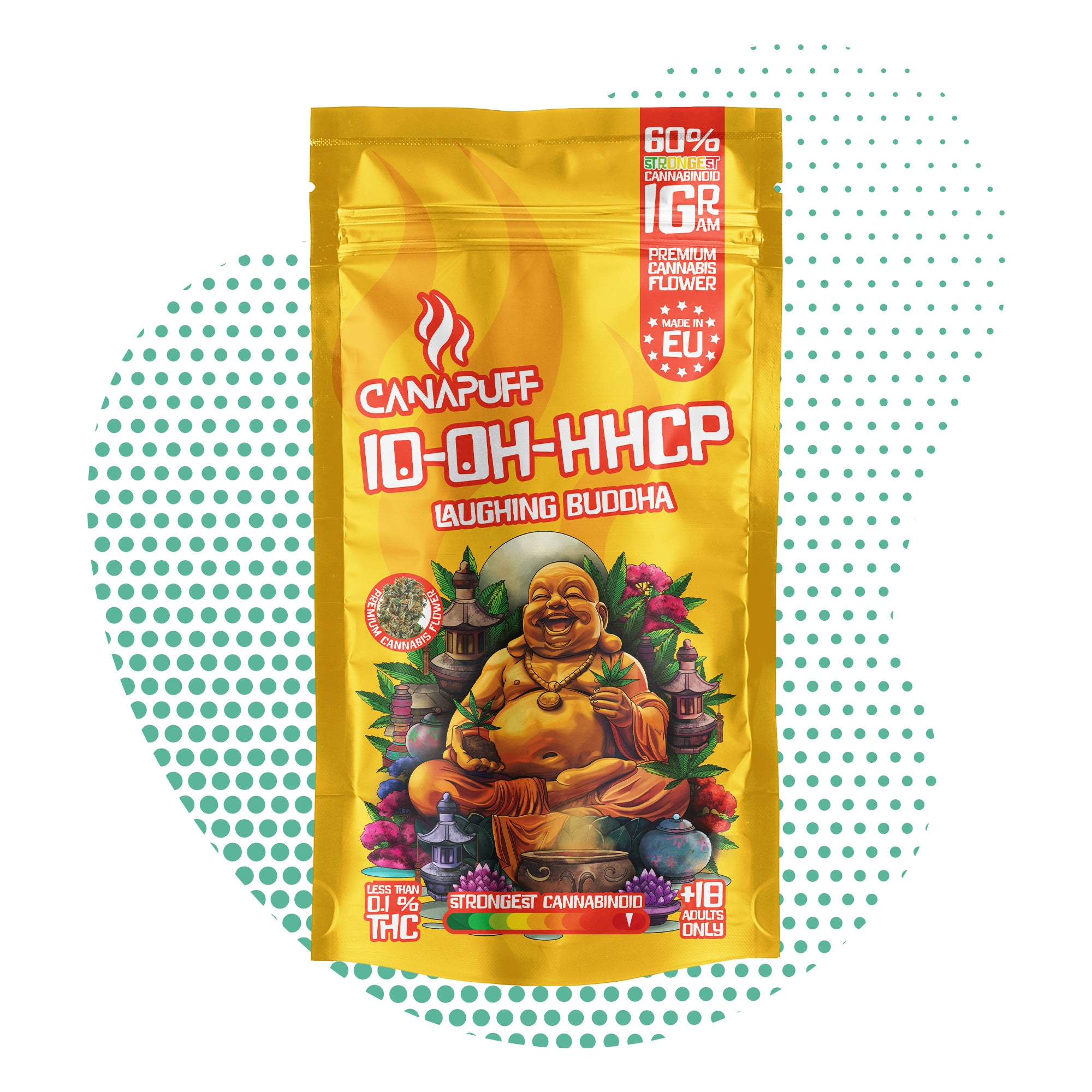 Laughing Buddha 60% - 10-OH-HHCP Blüten