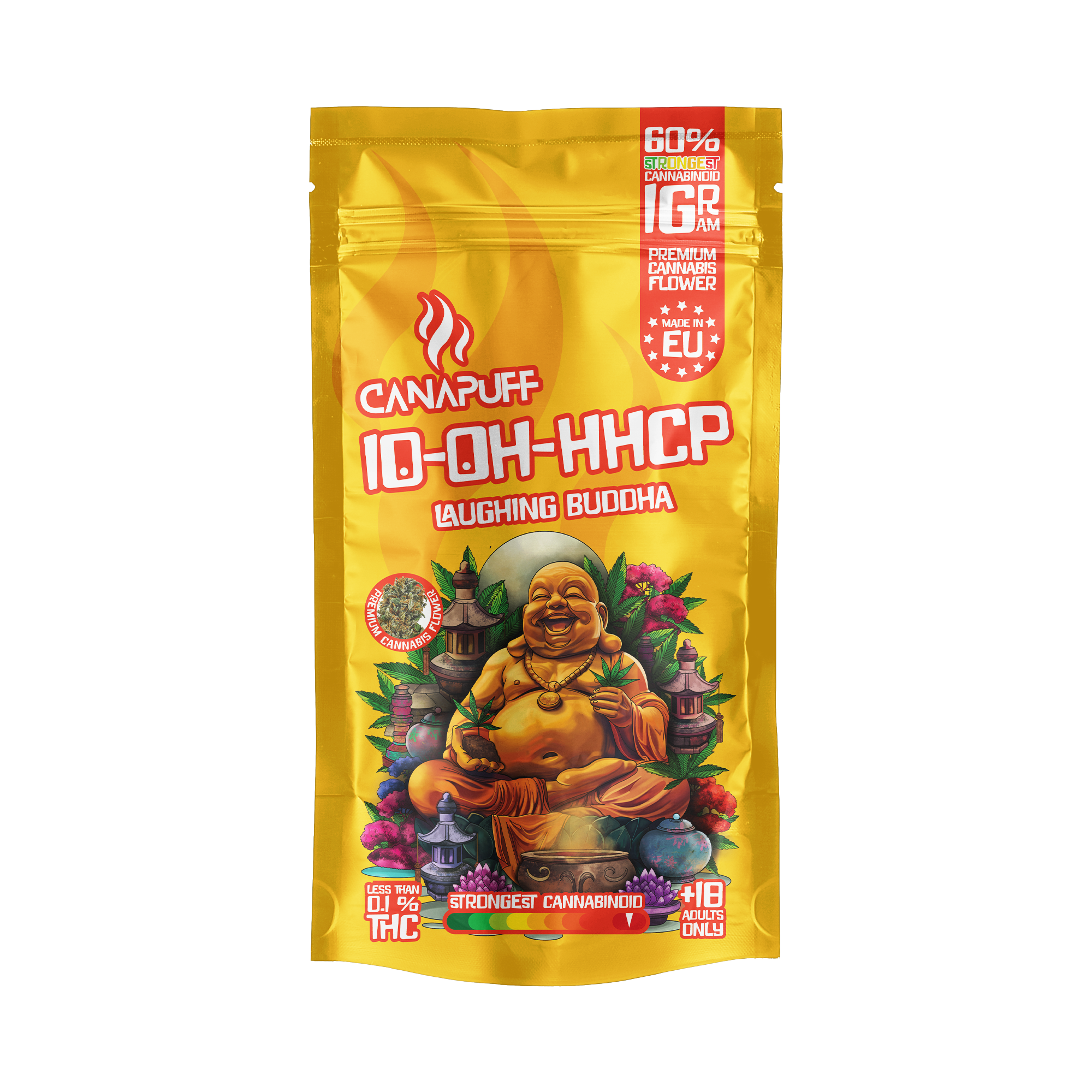 Laughing Buddha 60% - 10-OH-HHCP Blüten