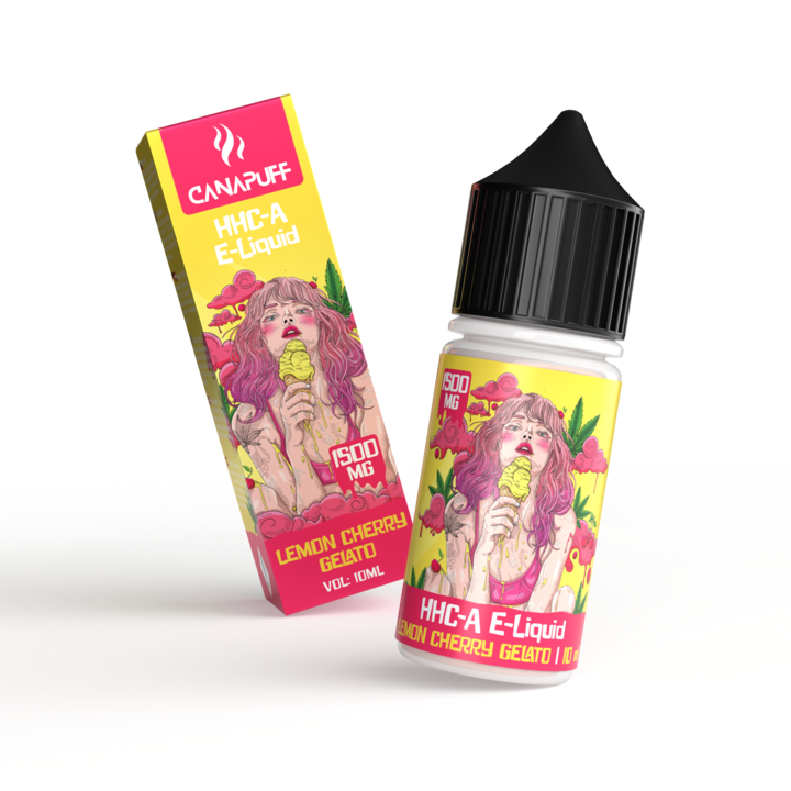 HHC-A Liquid 1.500mg - Zitronen-Kirsch-Gelato