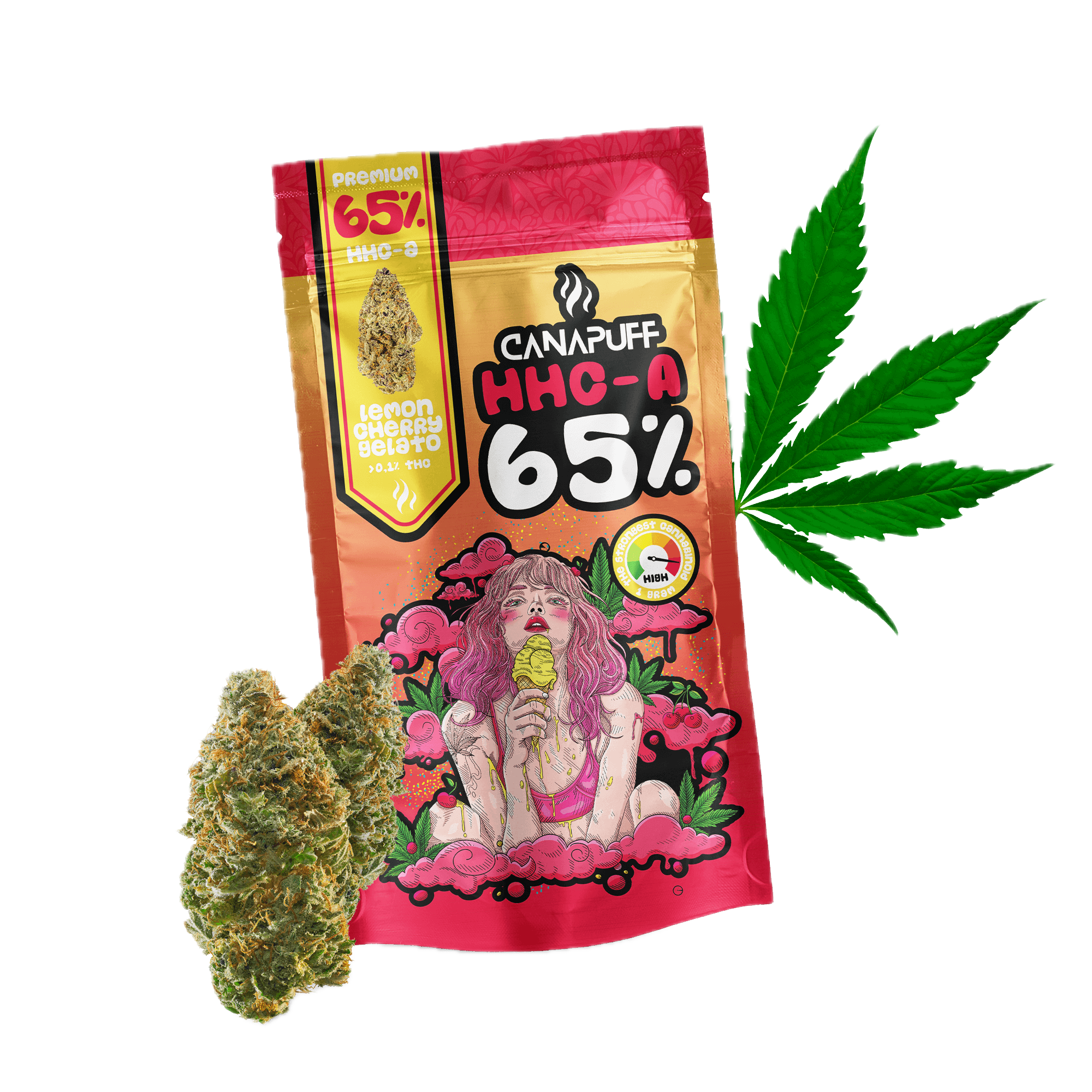 HHC-A Blüten Lemon Cherry Gelato 65%