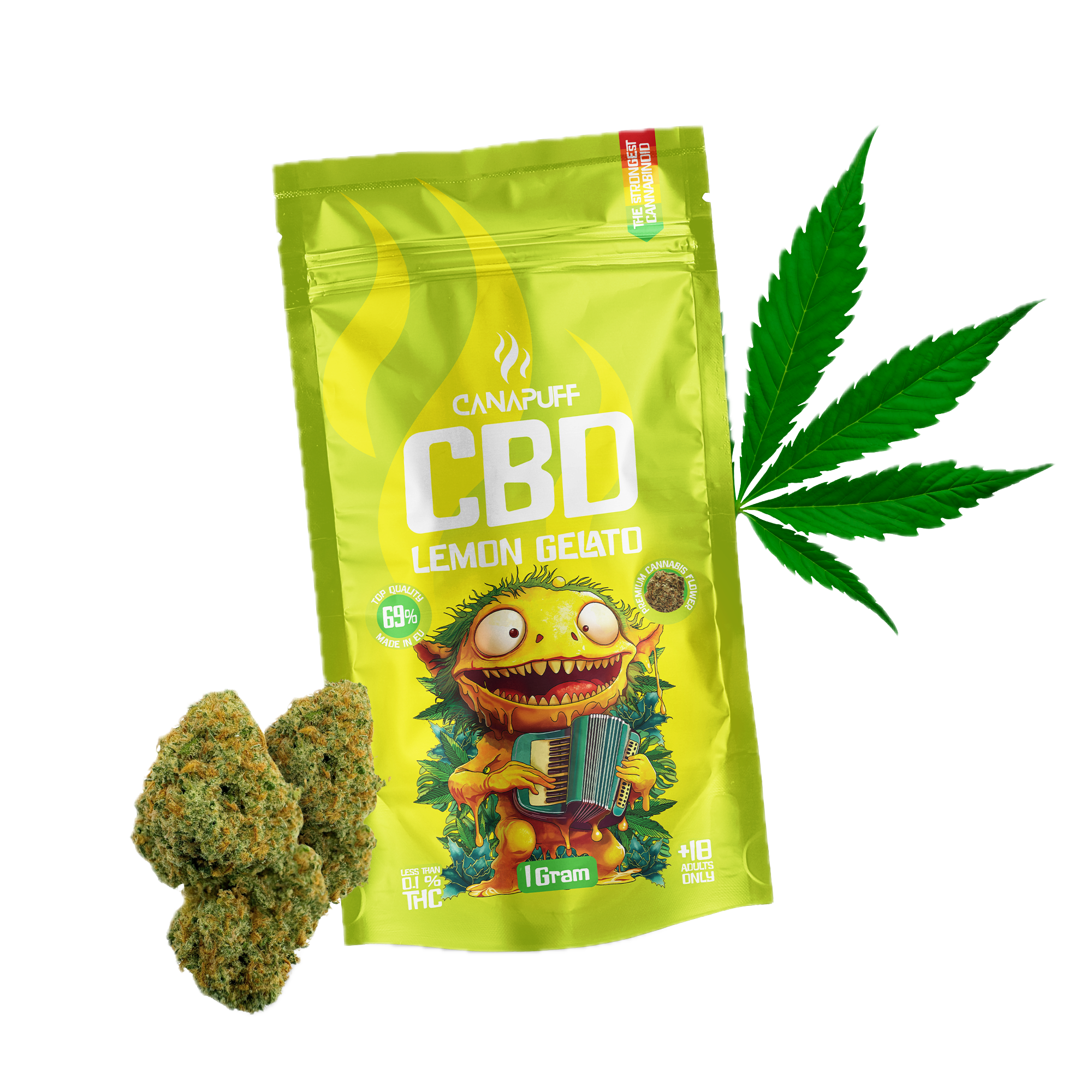 CBD Blüten Lemon Gelato 69%