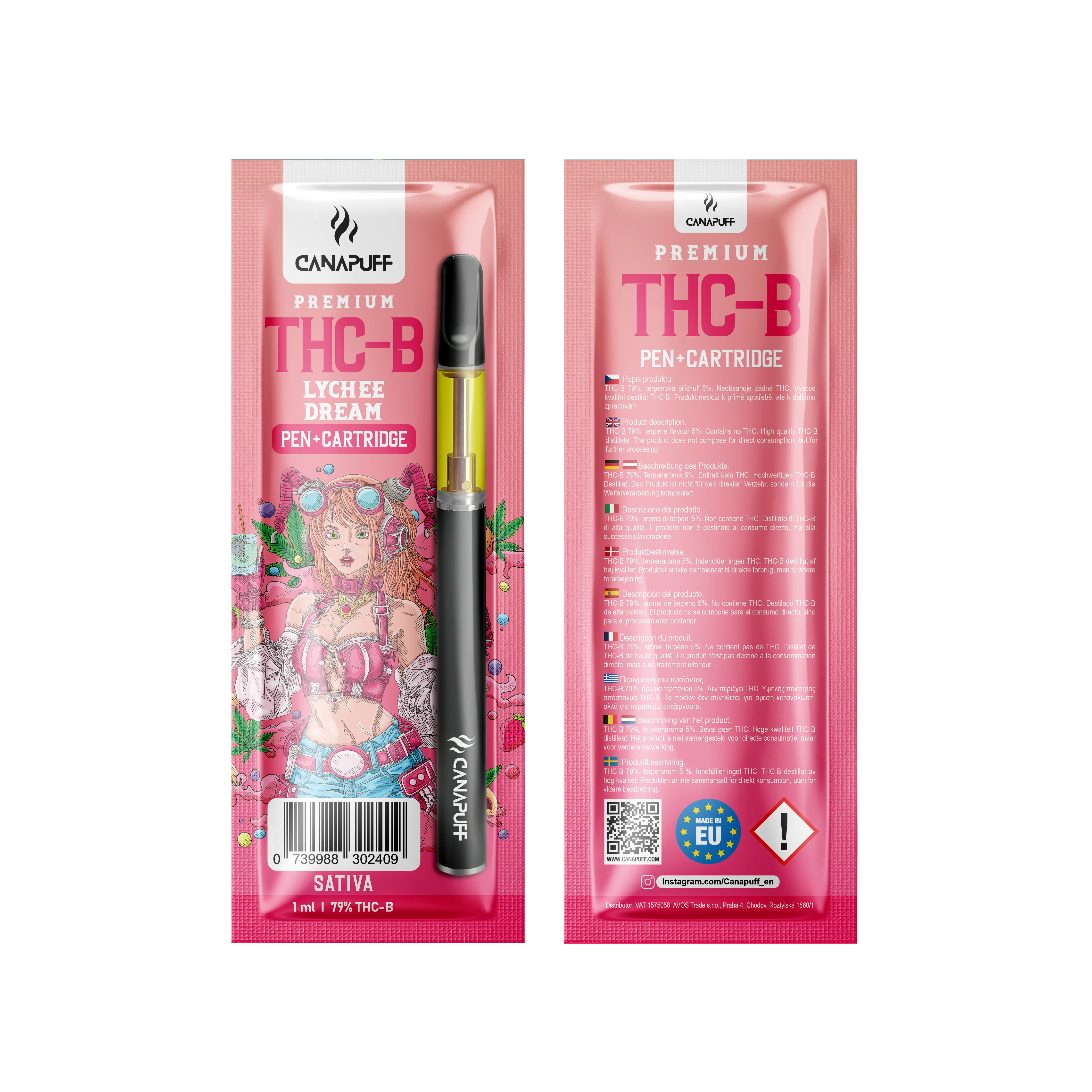 canapuff lychee dream THC B 79 Pen Kartusche