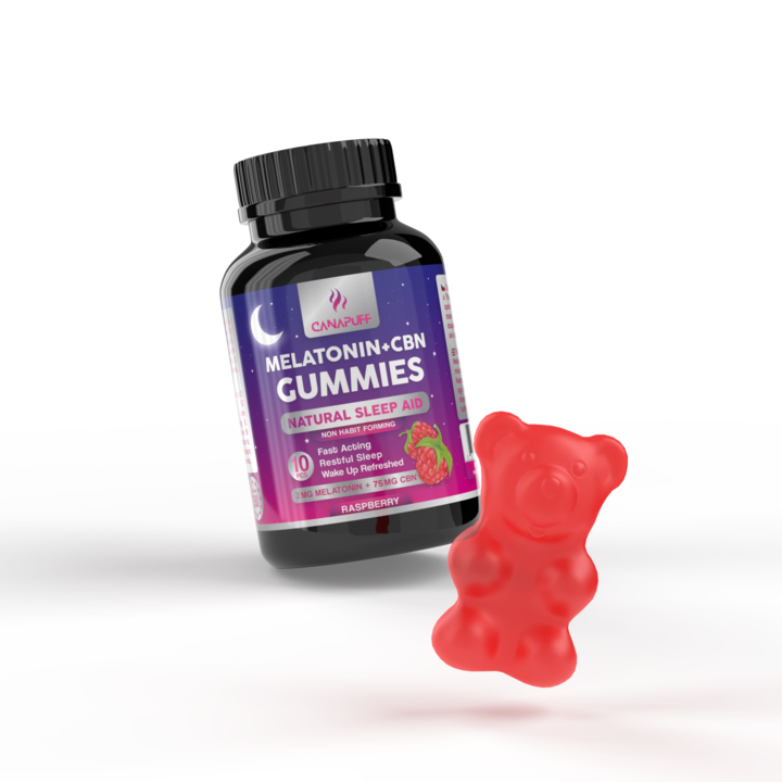 Melatonin+CBN Gummies - Raspberry