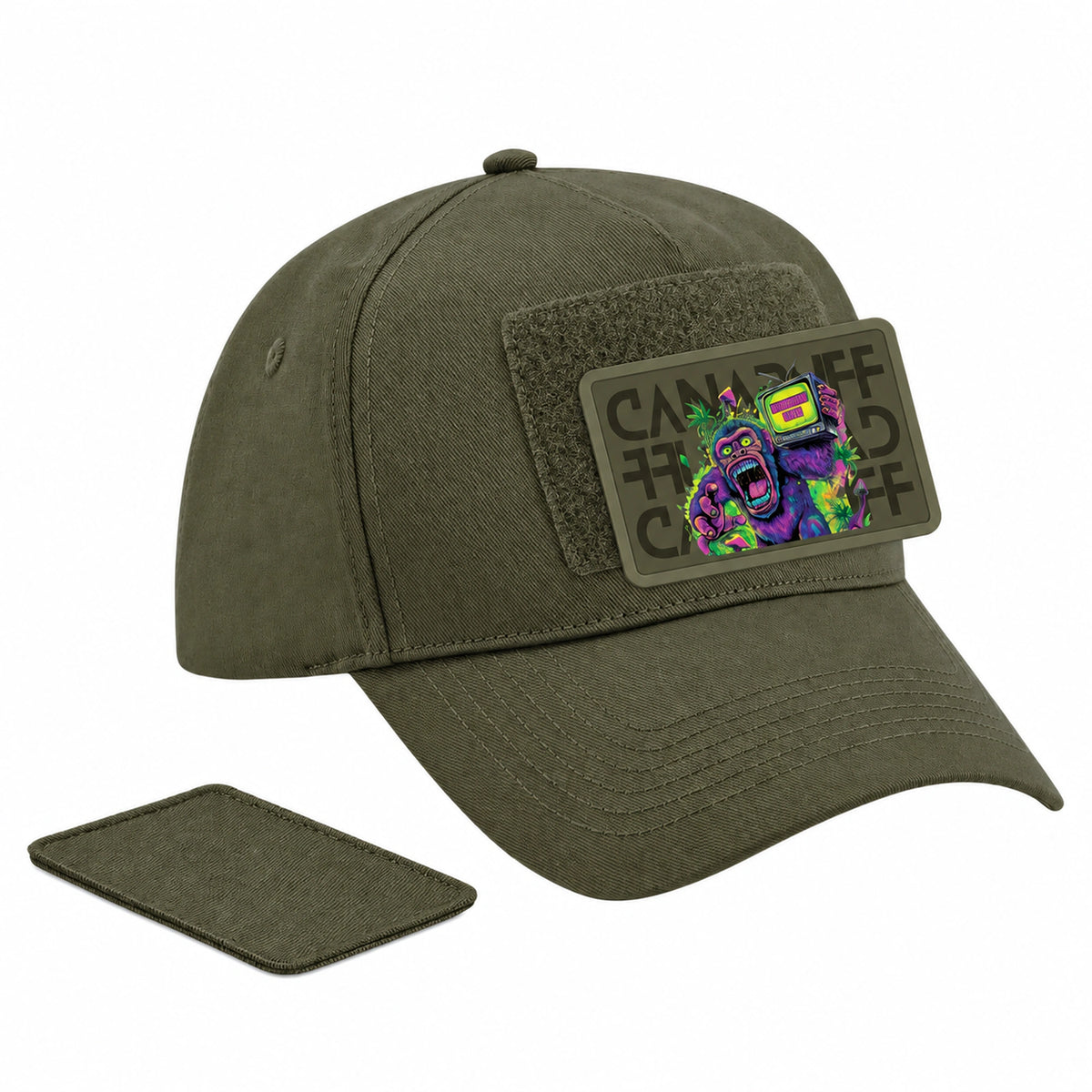 Canapuff Cap – Panic Monkey – Green