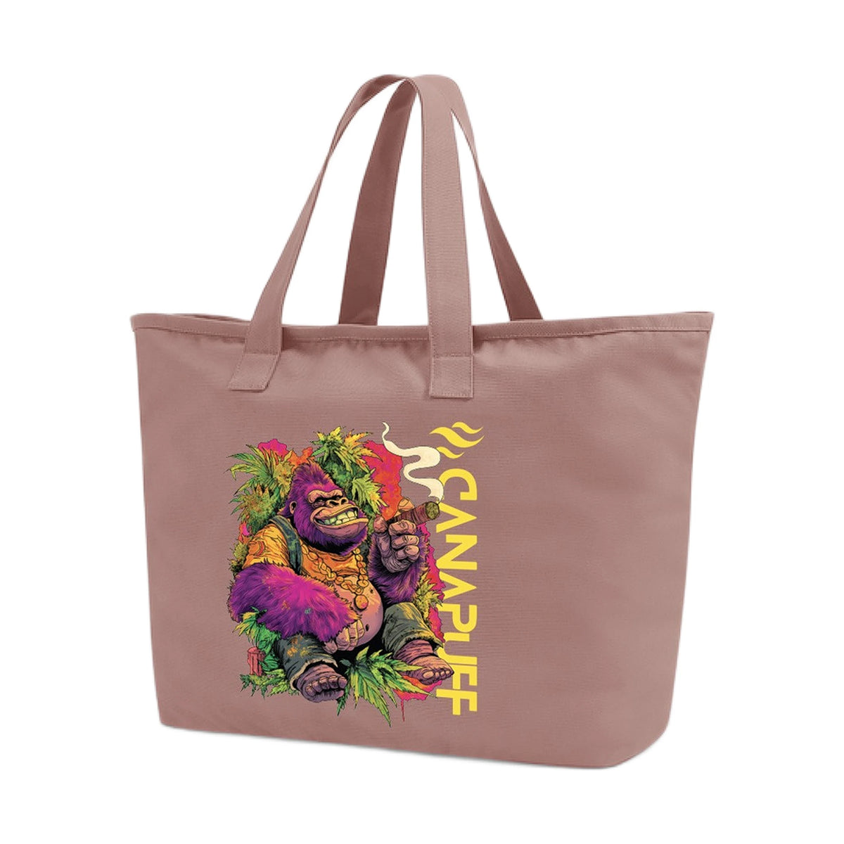 Torba bawełniana – Gorilla Kush – różowa